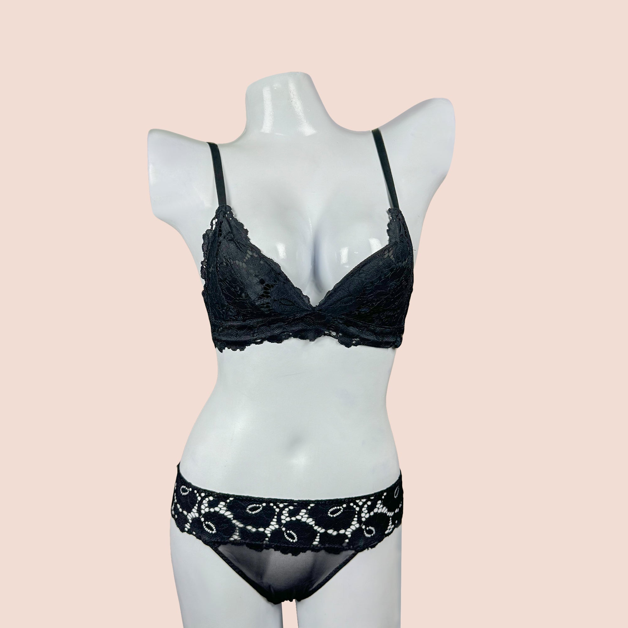 Sexy Floral Lace Soft Solid Breathable Wireless Bra