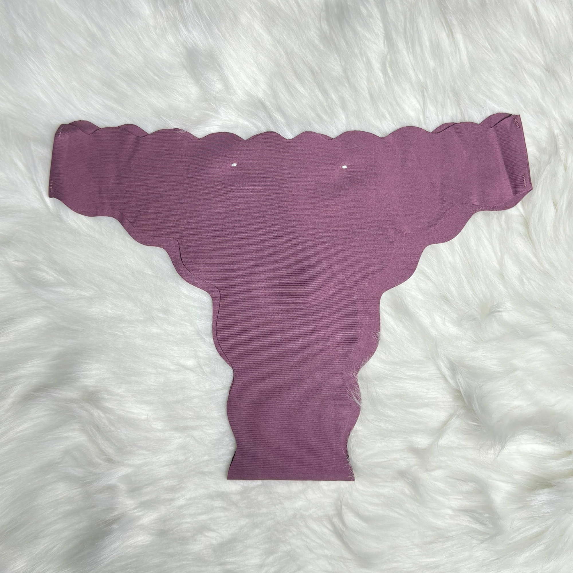 Rippled Edge Seamless Underwear Invisible Panties