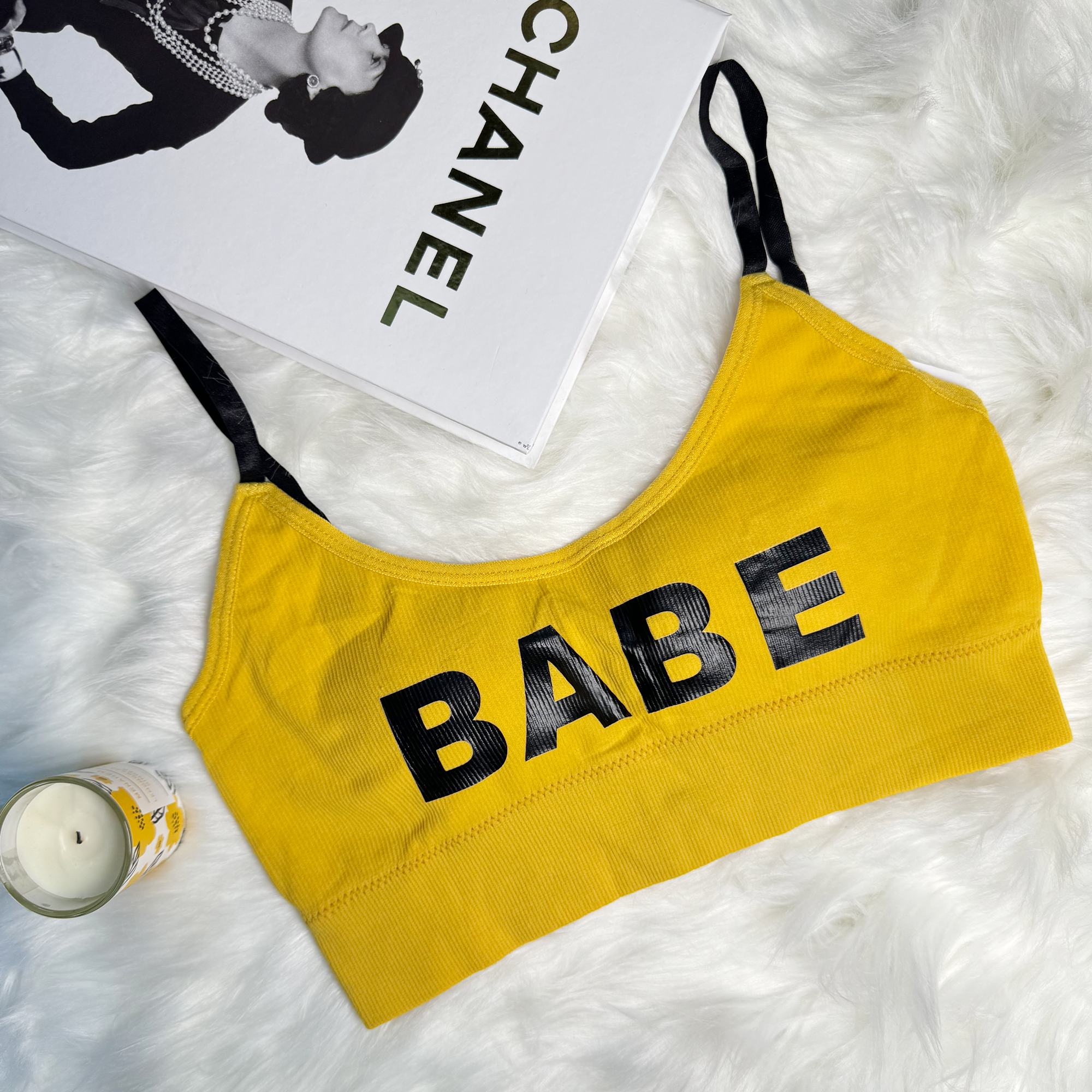 Cute Babe Light Padded Sports Bra