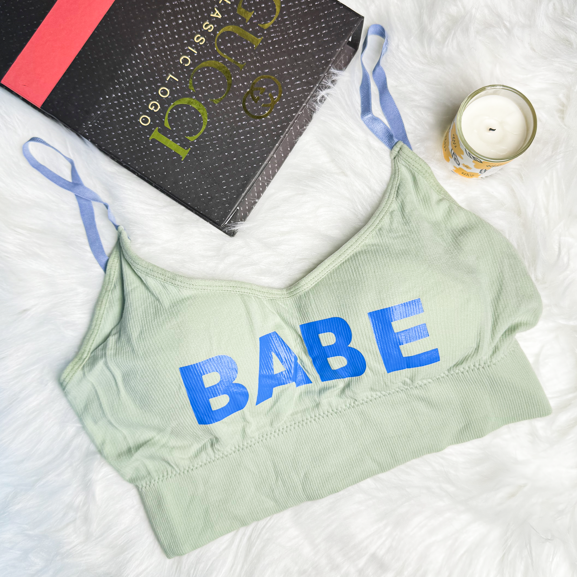 Cute Babe Light Padded Sports Bra