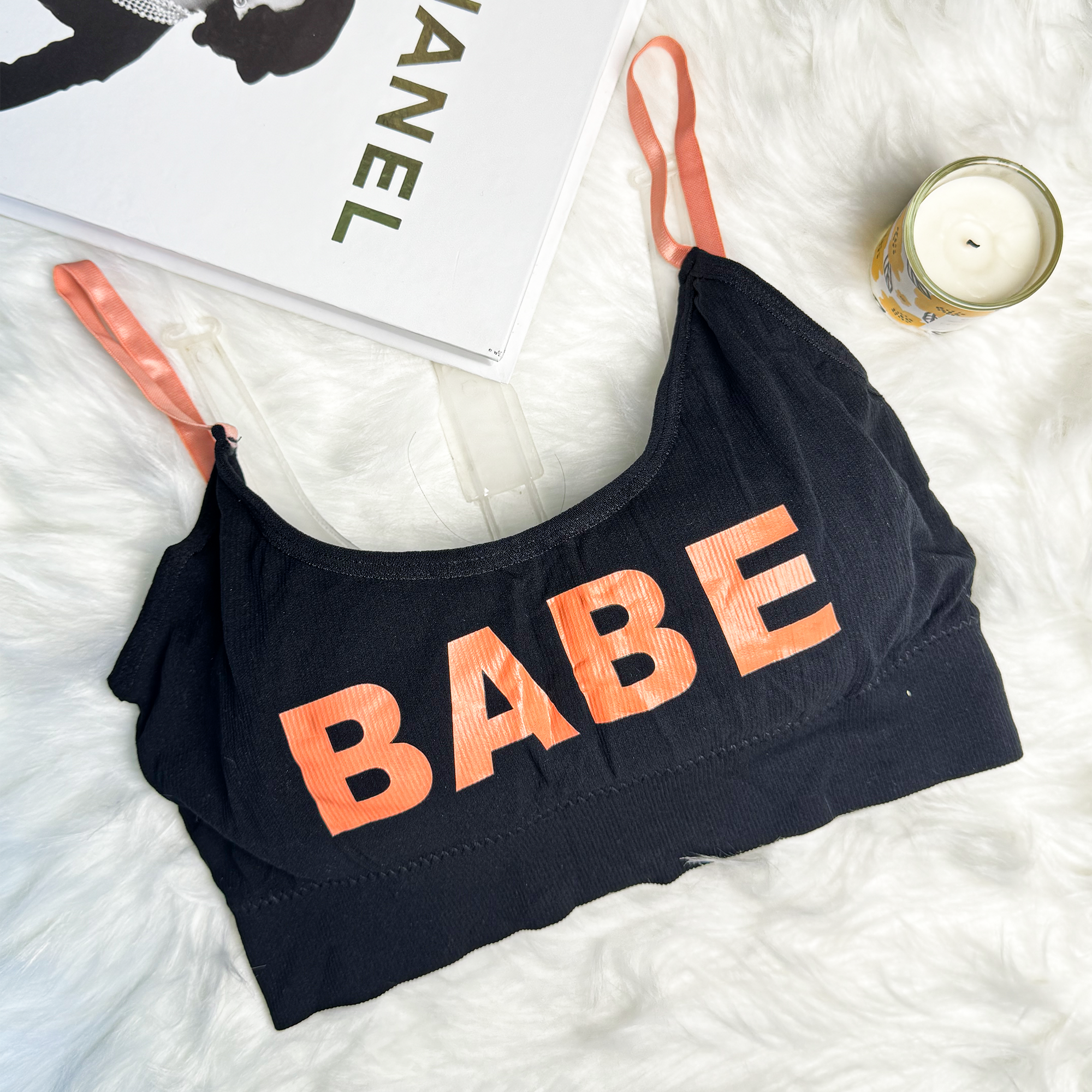 Cute Babe Light Padded Sports Bra