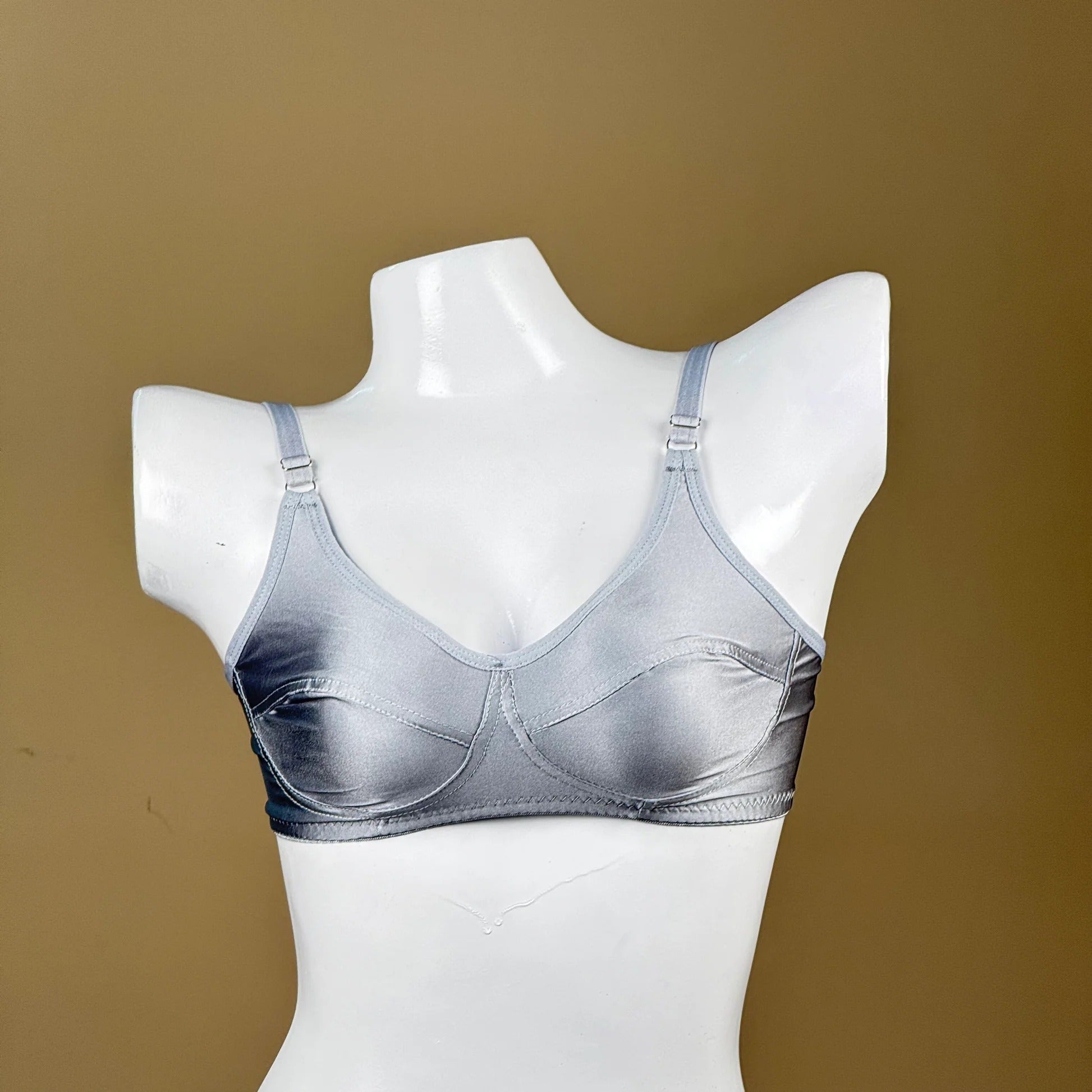 Very Soft Plain Silk Wire Free Bra
