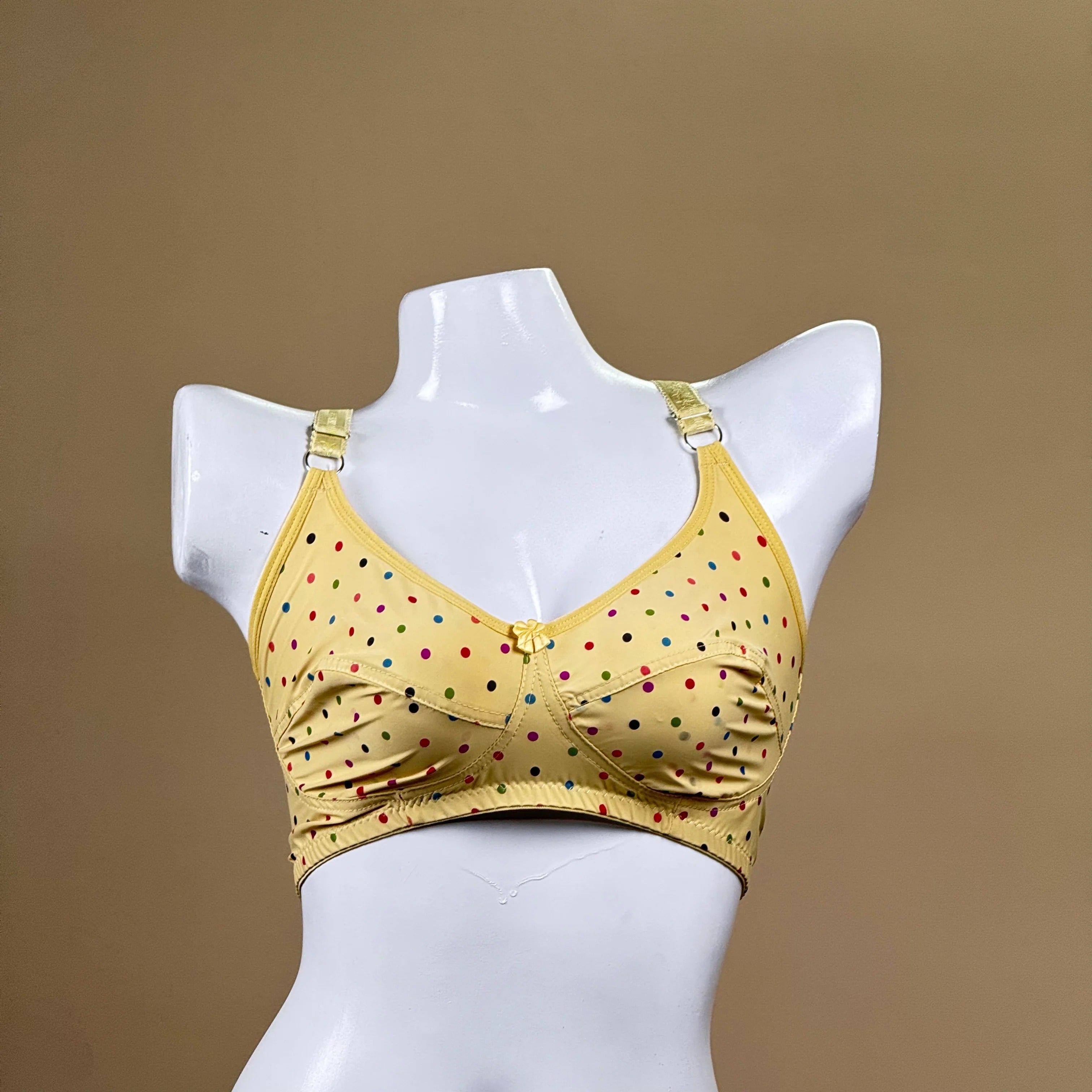 Daily Wear Plus Size Cotton Printed Dotted Bra