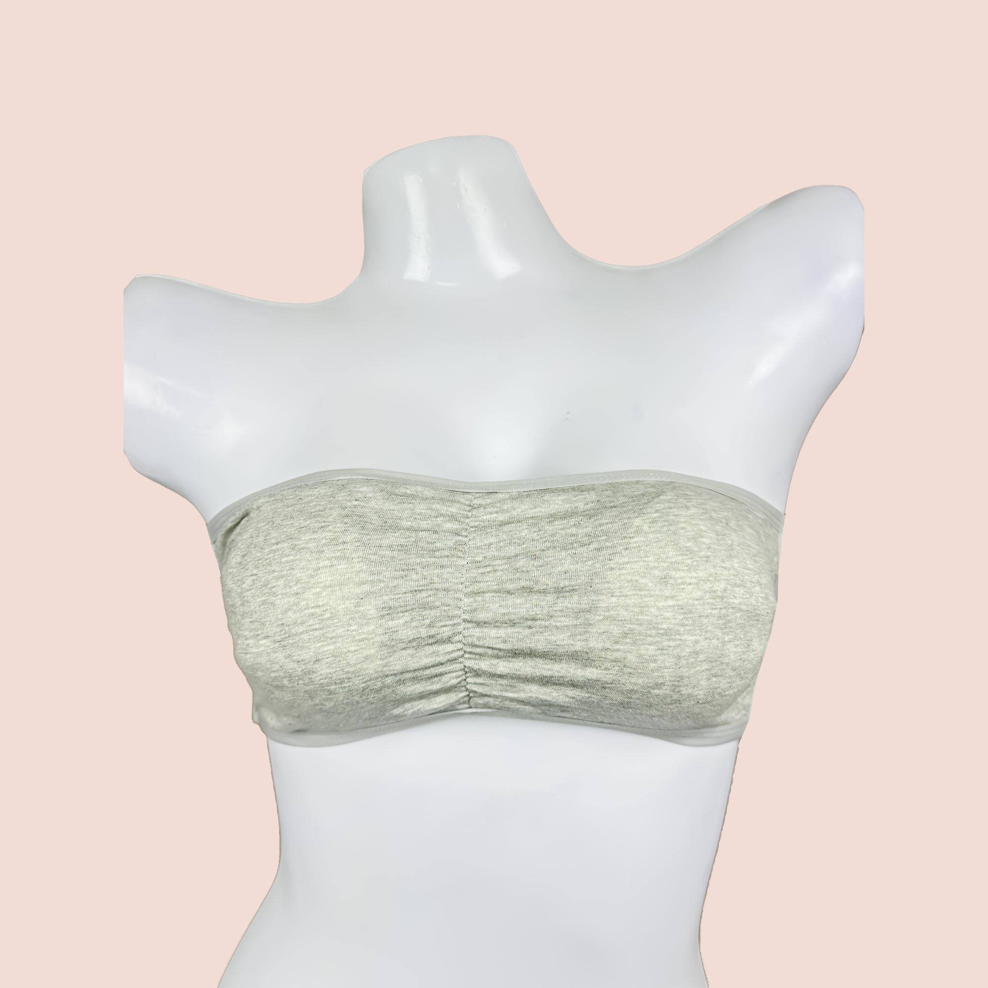 Strapless Wireless Padded Bra with Removable Pads