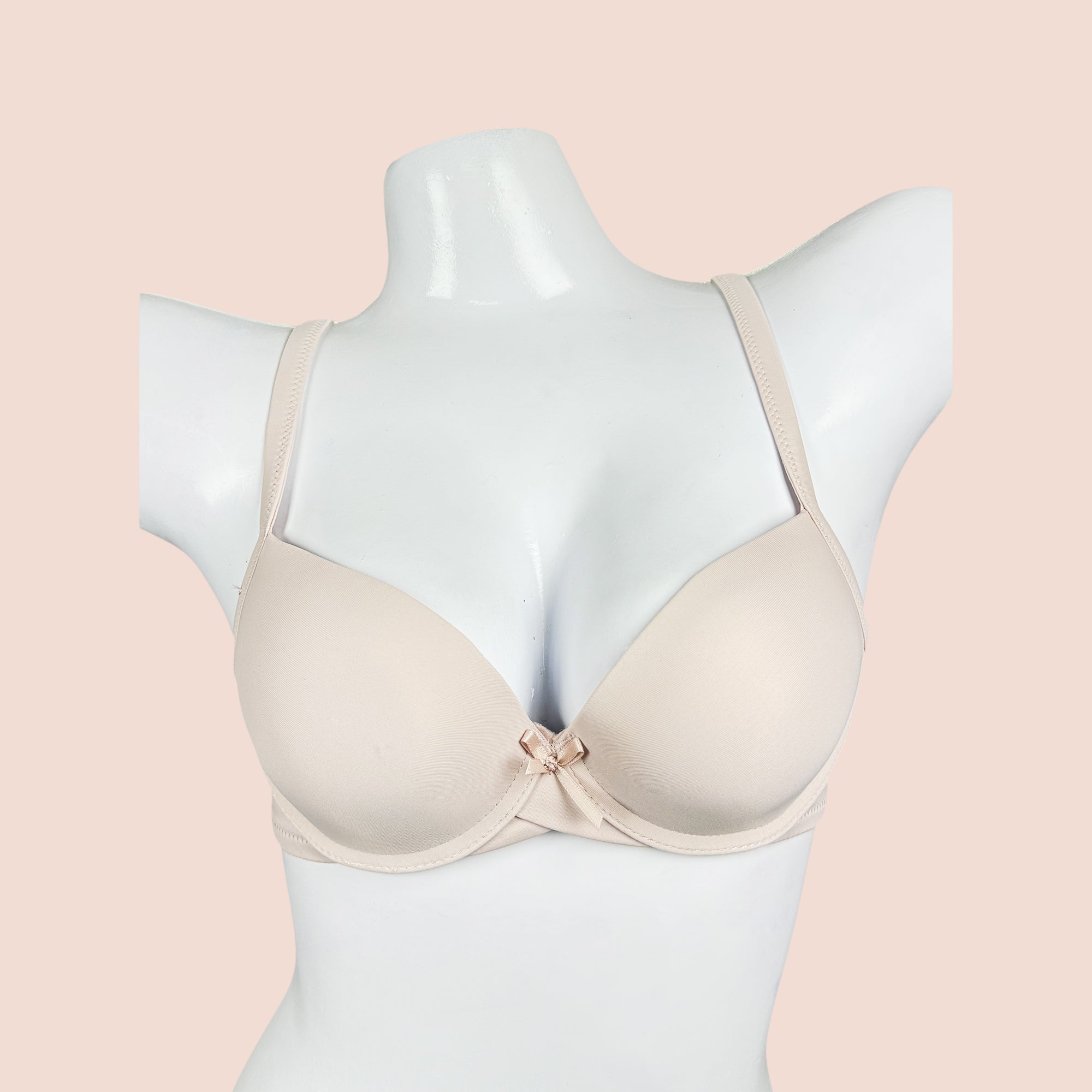 Love Padded Push Up Underwire Bra with Plunge Deep V For T-Shirt