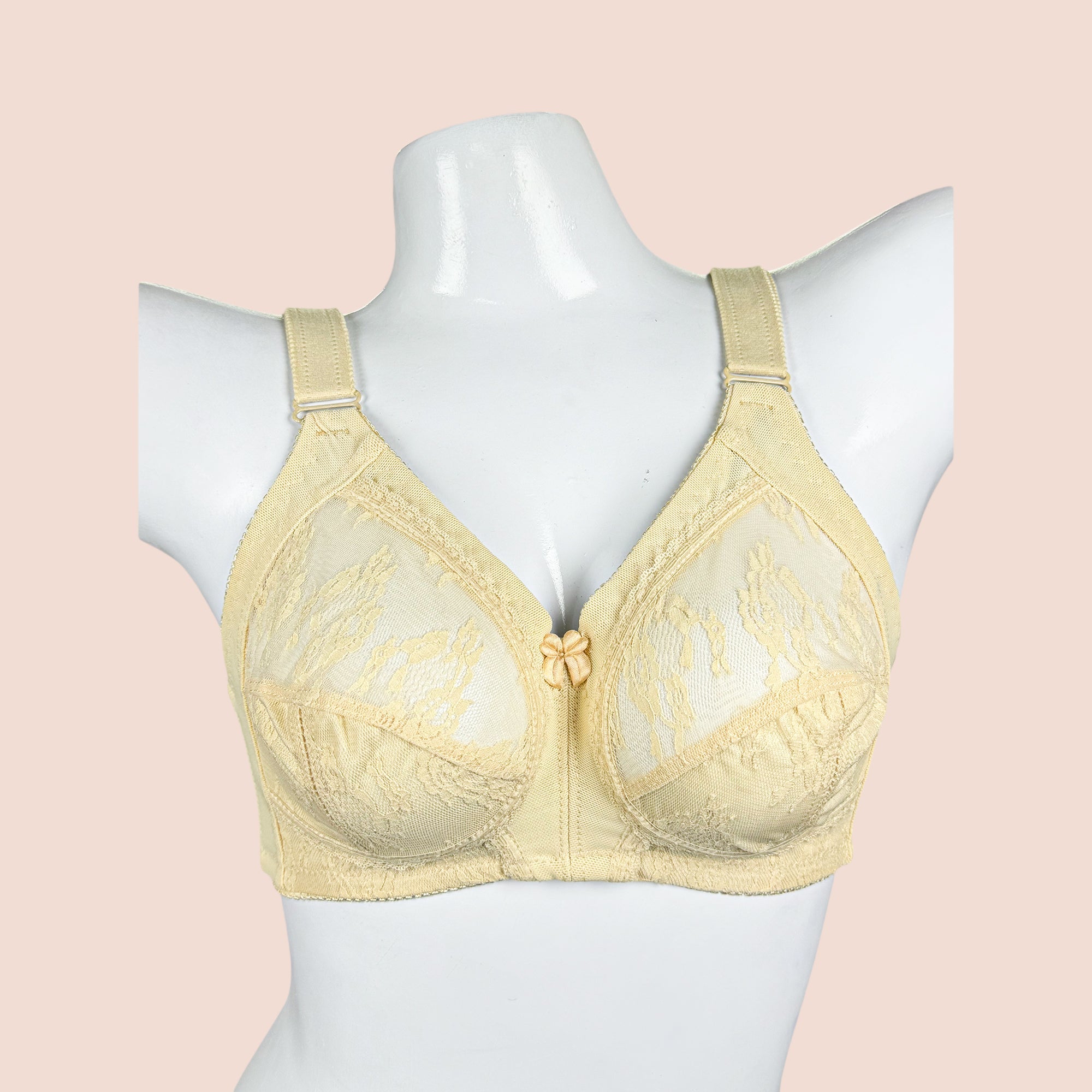 Doreen Non Padded Wire Free Half Net Bra