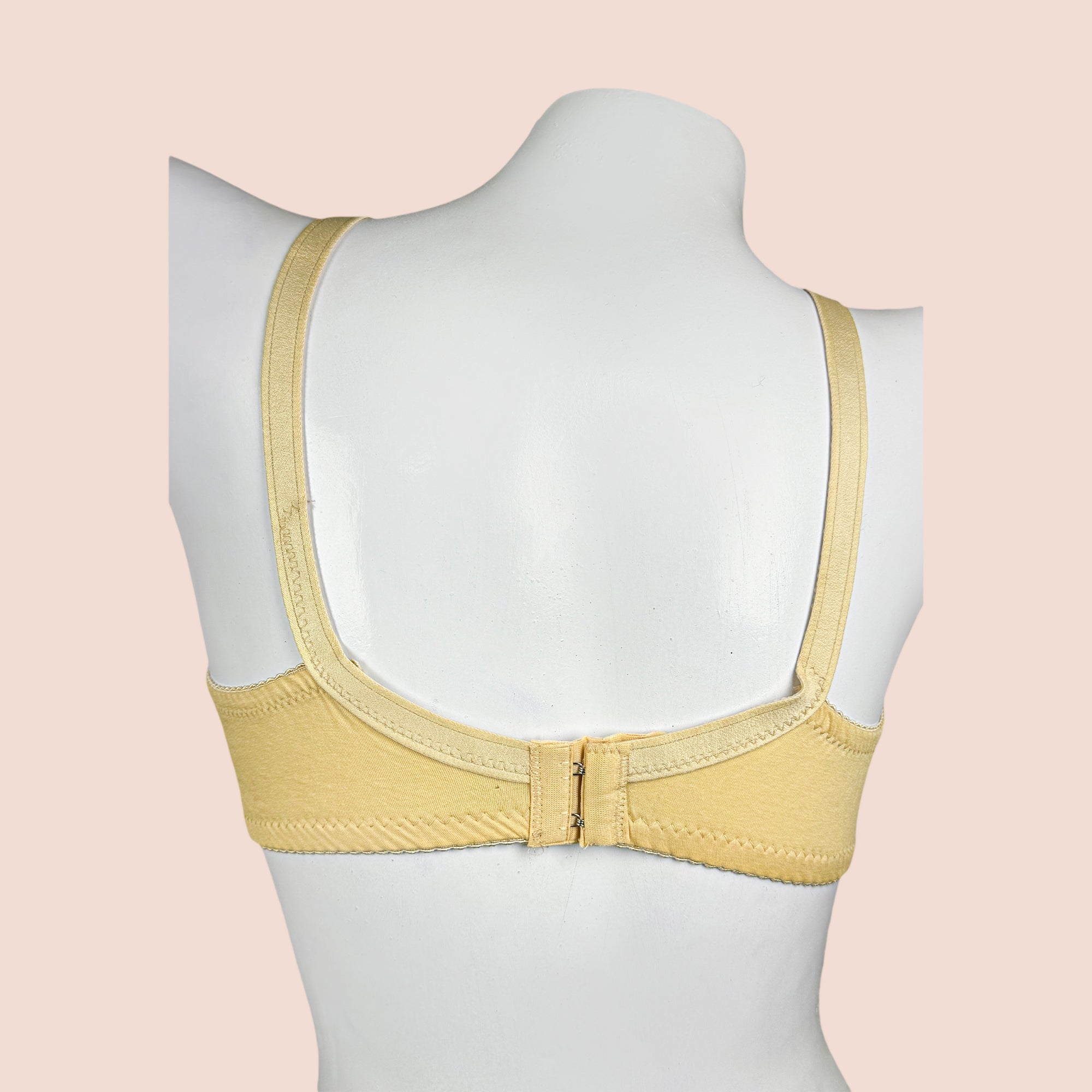 Cotton Spandex Half Cup Lace with Net Daily Wear Bra