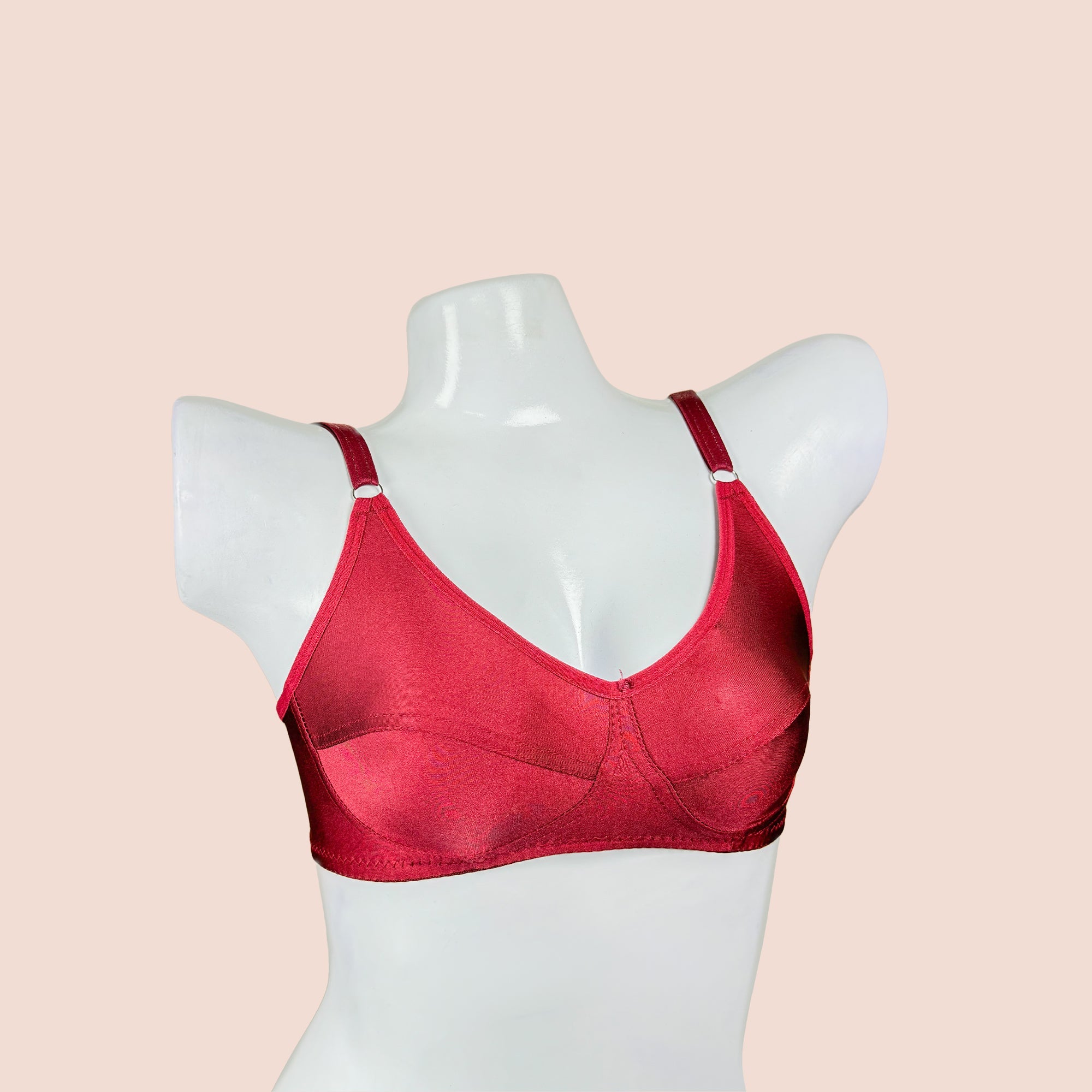 Very Soft Plain Silk Wire Free Bra