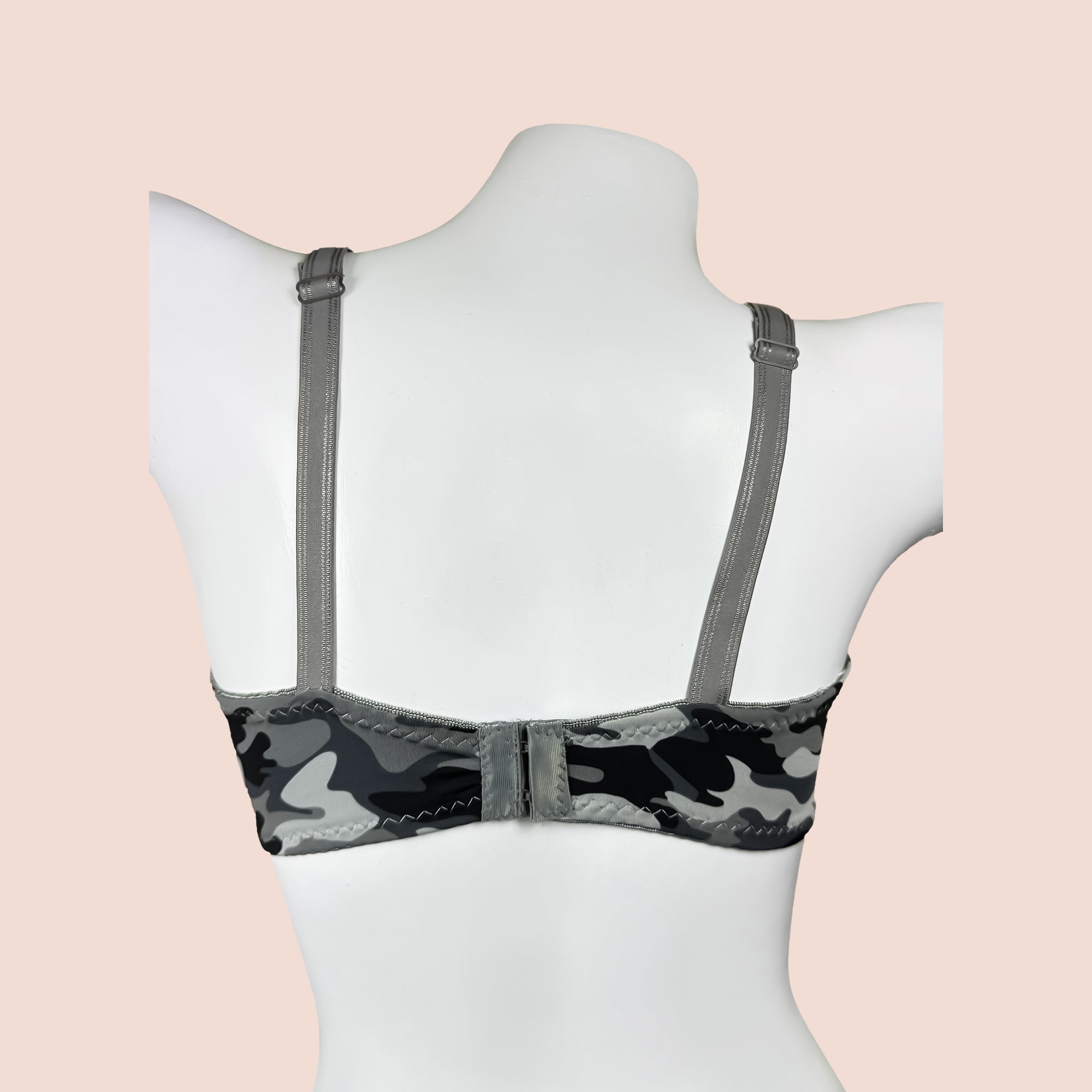 Cheetah Print Non Padded Wire Free Silk Full Cover Bra