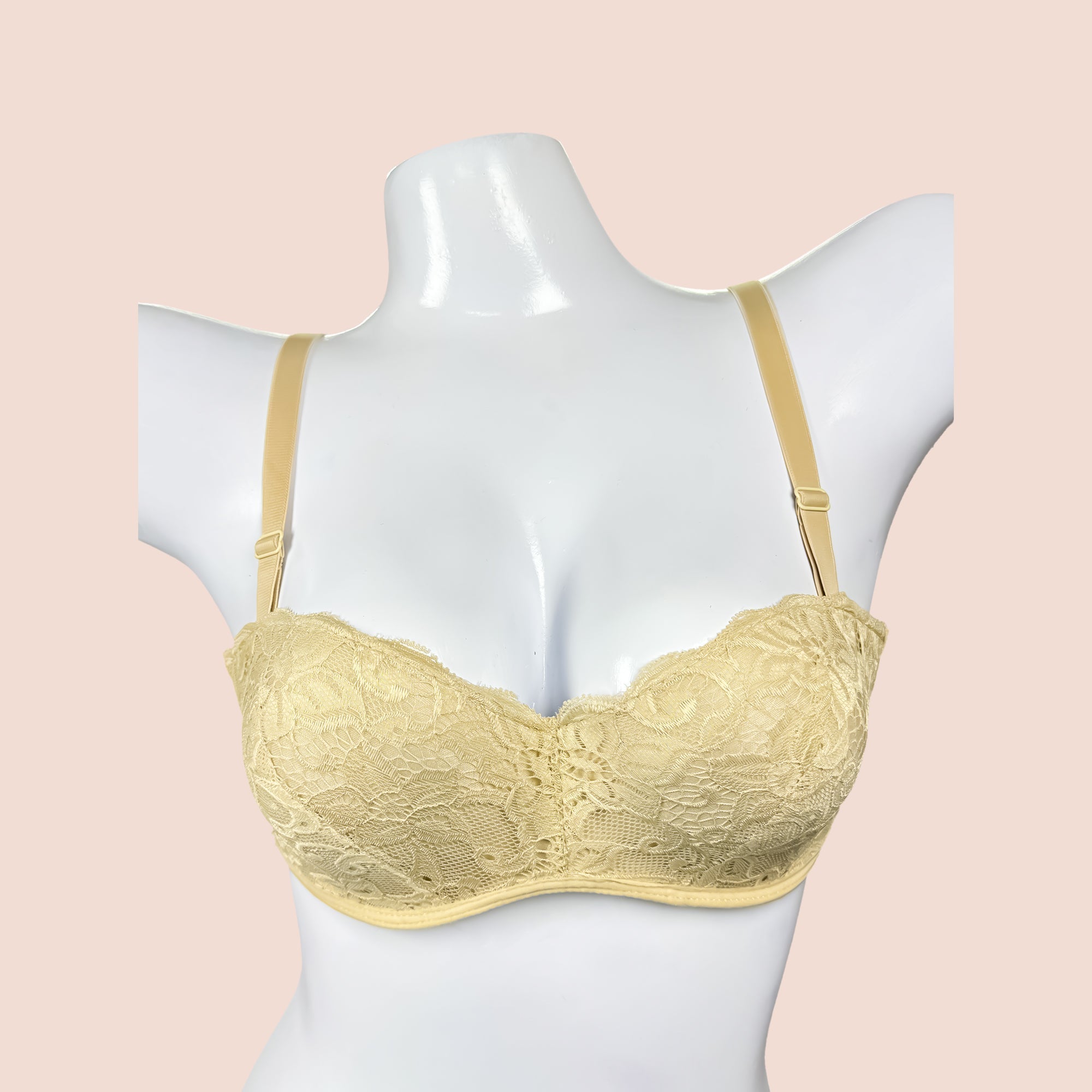 Stylish Love You Lacy Padded Wired Push-up Bra