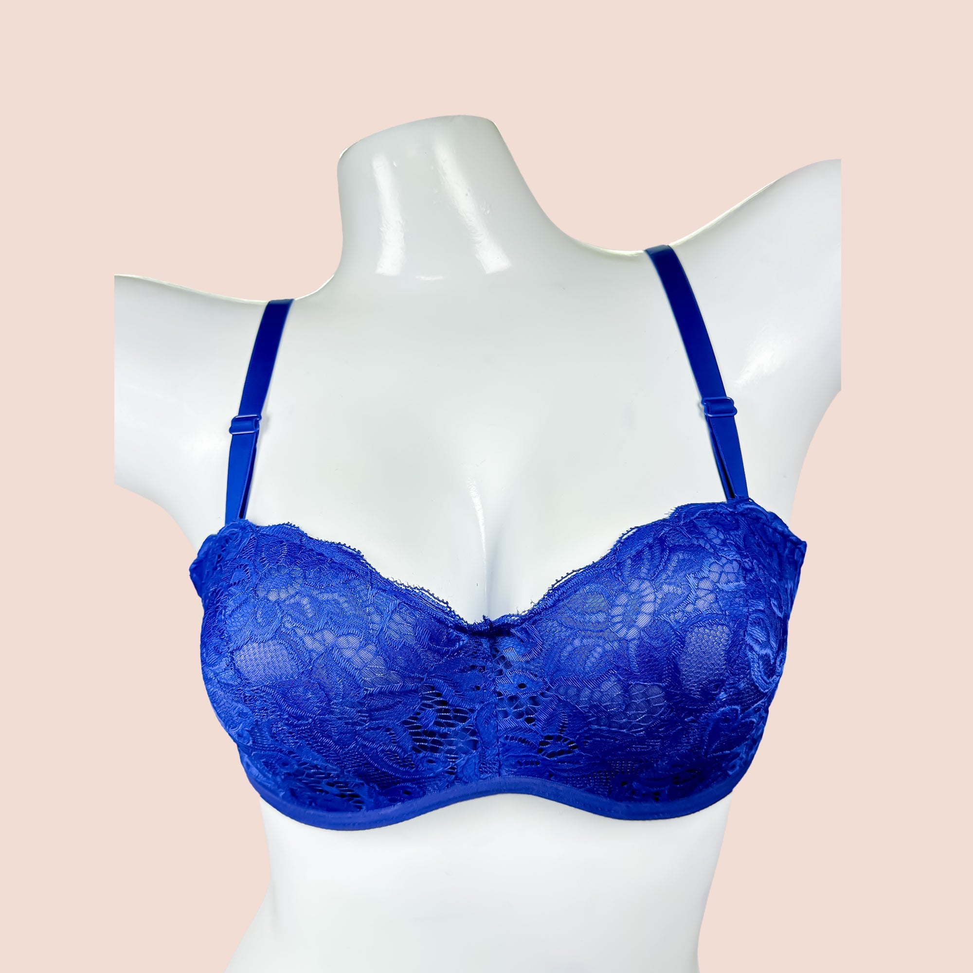 Stylish Love You Lacy Padded Wired Push-up Bra