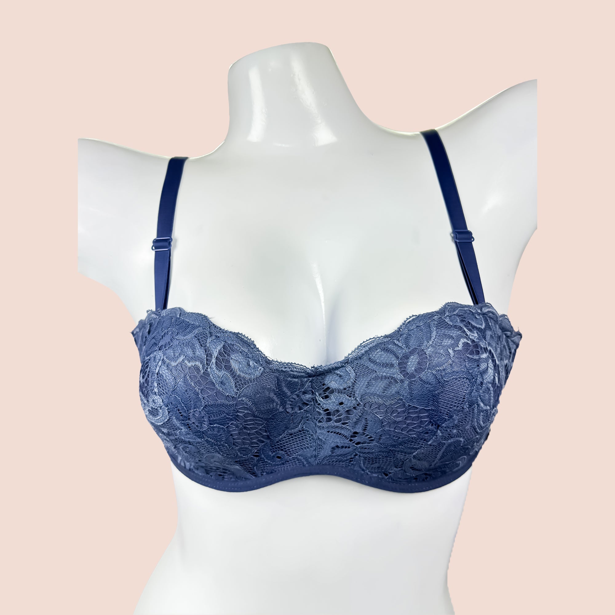 Stylish Love You Lacy Padded Wired Push-up Bra