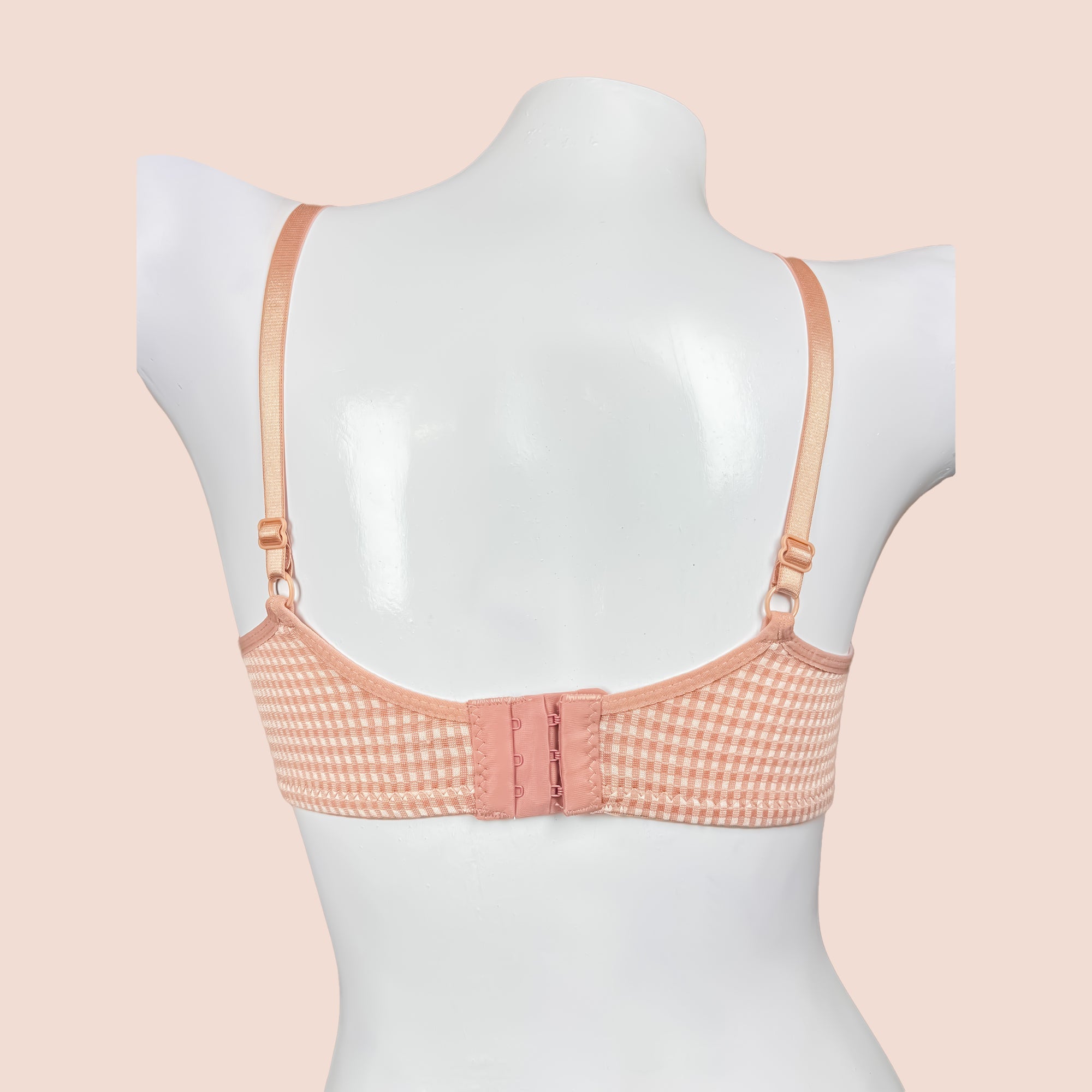 Smart Push Up Check Daily Wear Non Wire T-shirt Bra