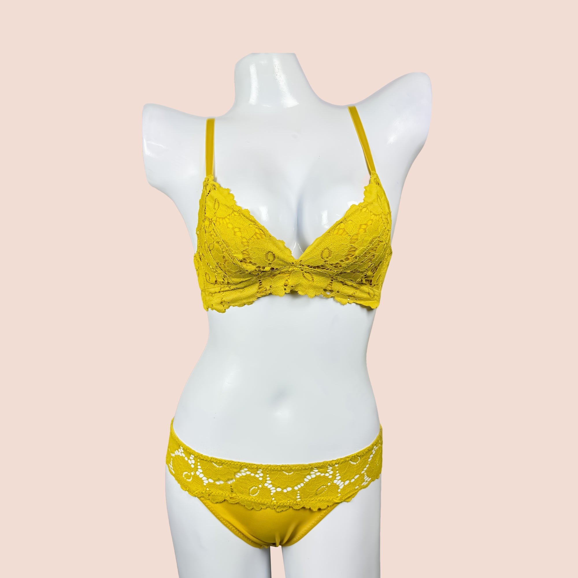 Sexy Floral Lace Soft Solid Breathable Wireless Bra
