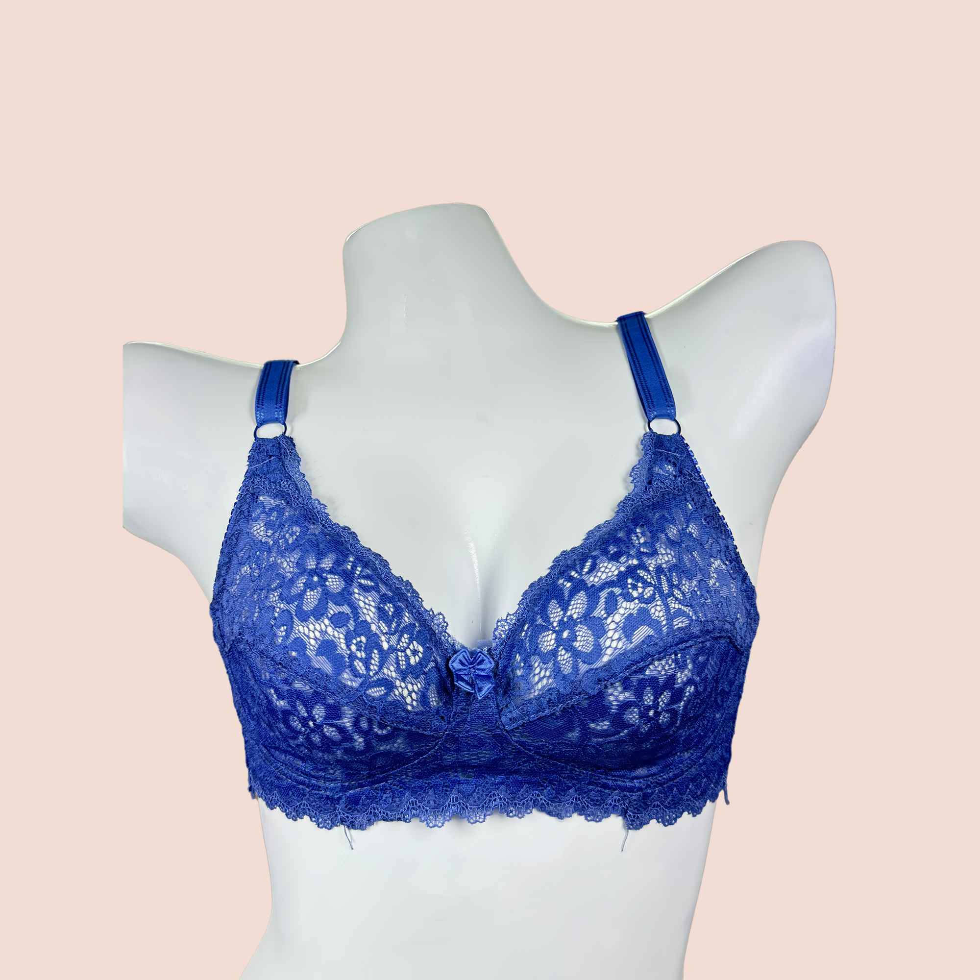 Beautiful Lace Cotton Net Daily Wear bra
