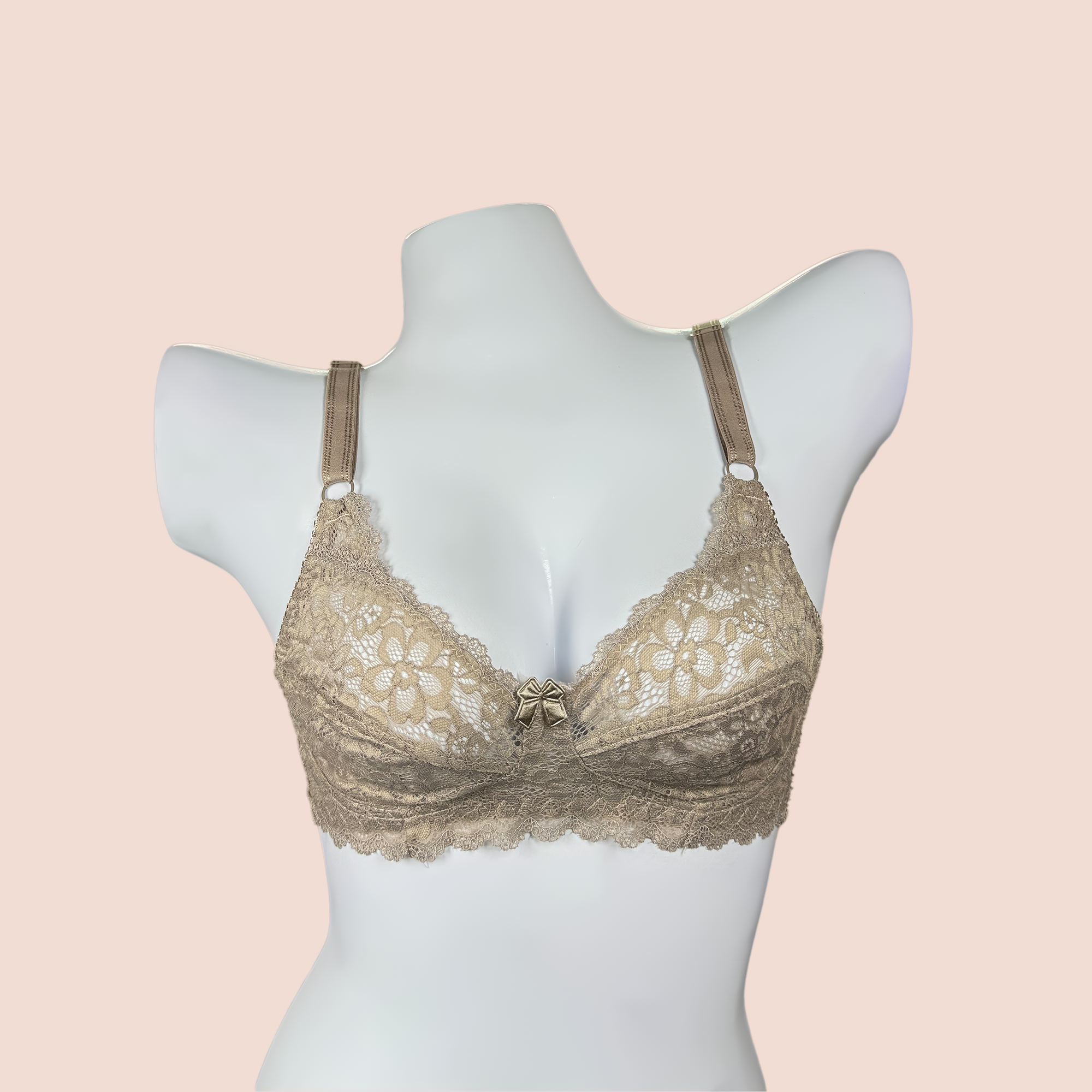 Beautiful Lace Cotton Net Daily Wear bra