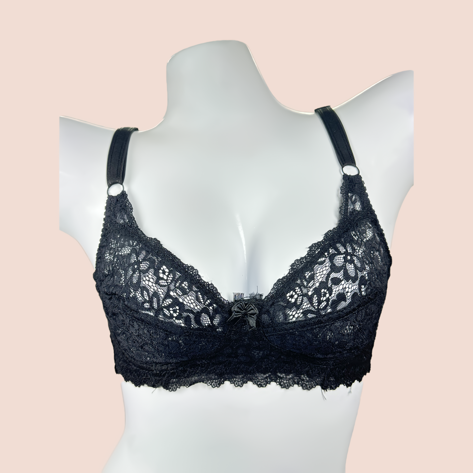 Beautiful Lace Cotton Net Daily Wear bra