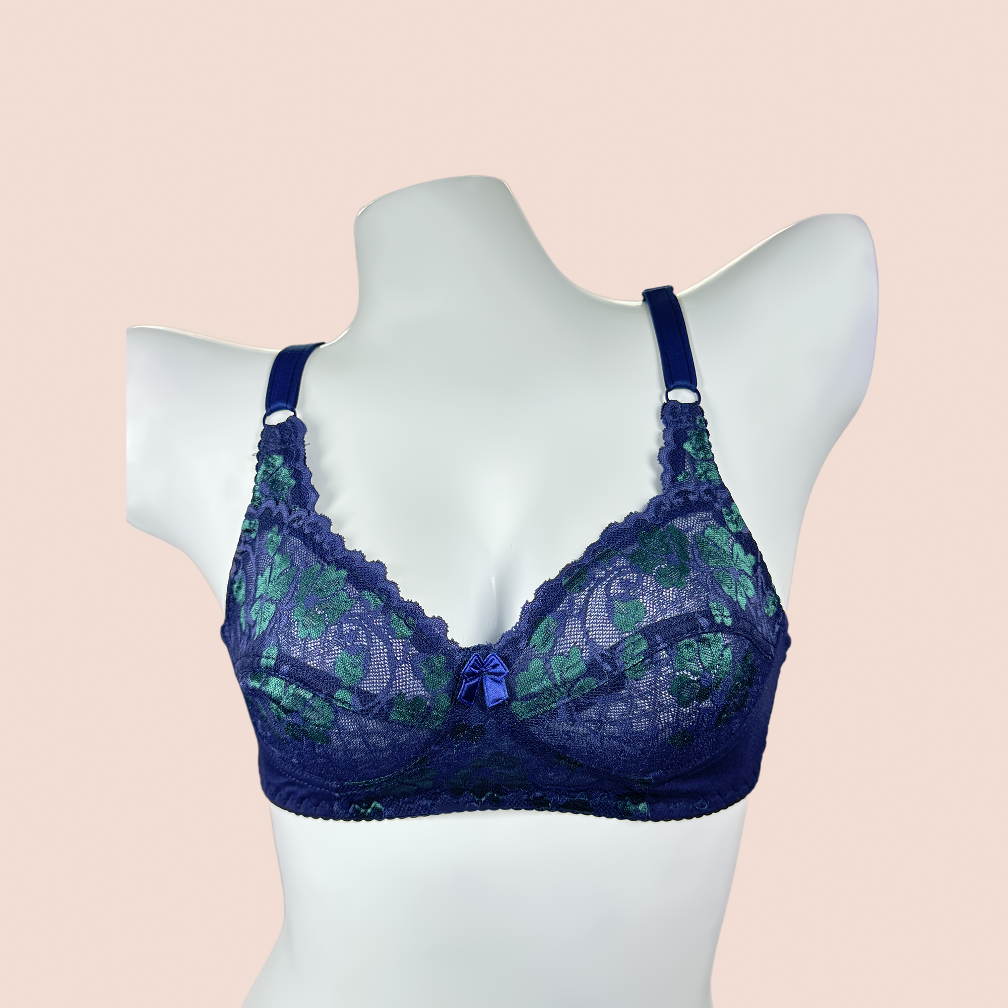 Daily Wear Cotton Net Flower Printed Bra