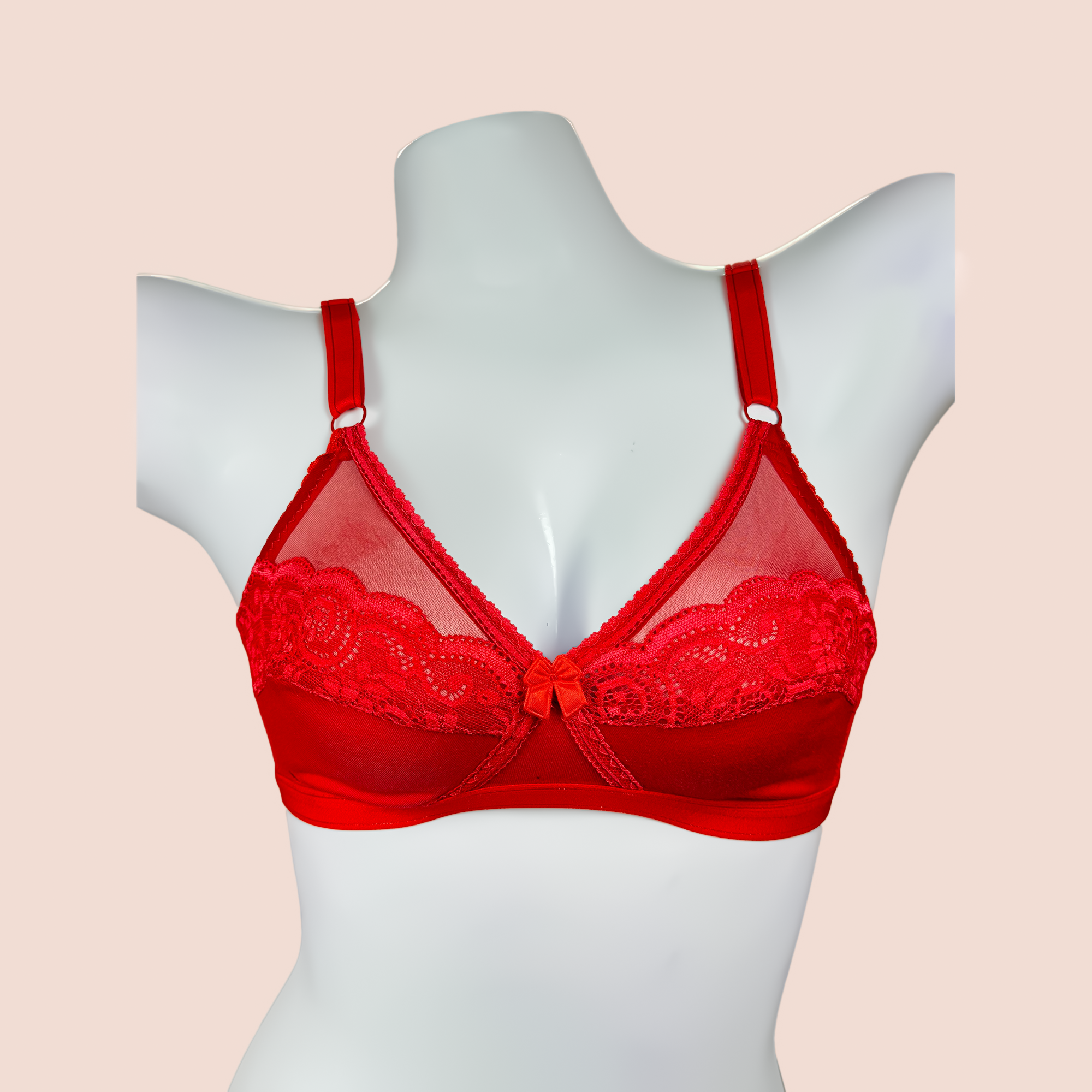 Daily Wear Cotton Half Cup Lace Bra
