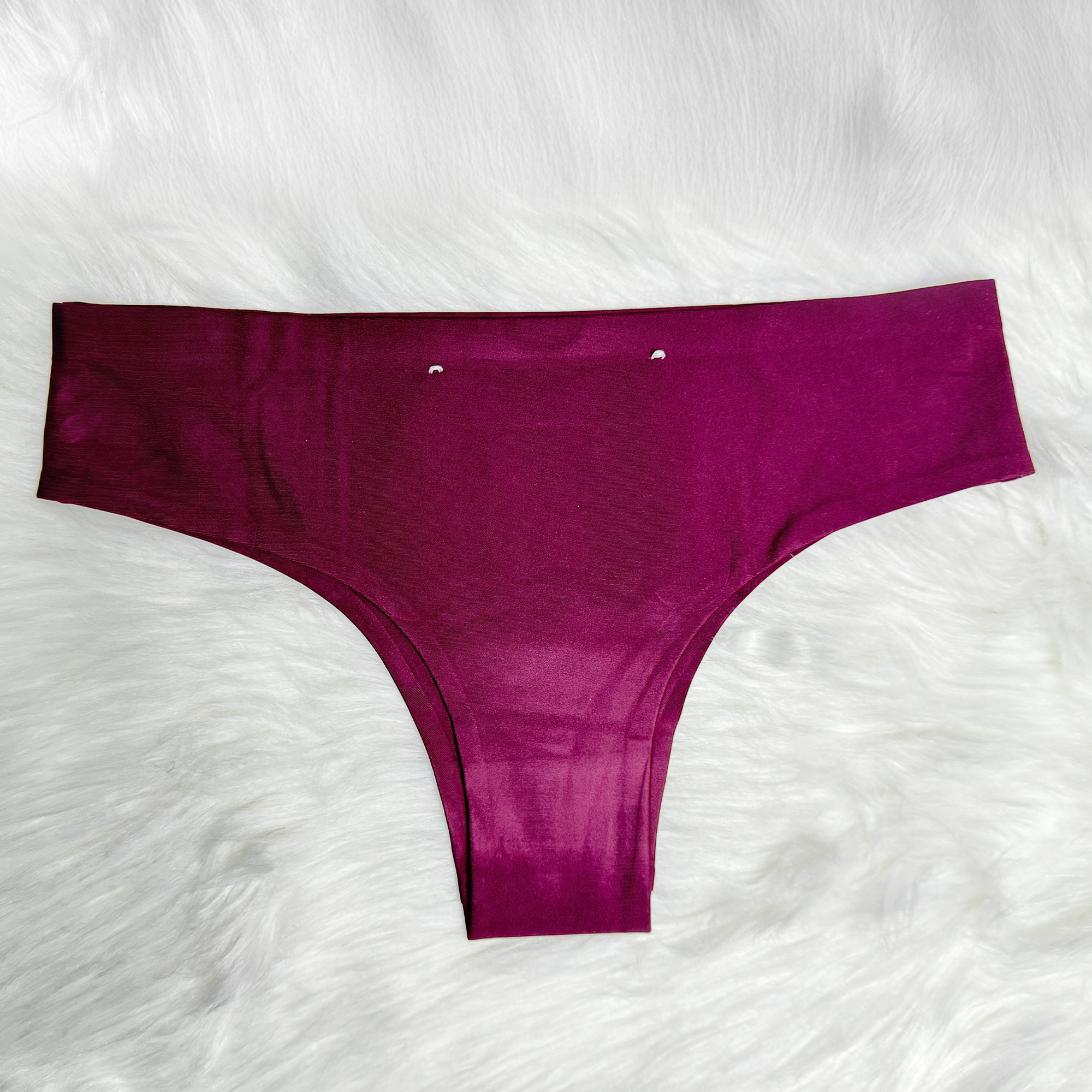 Sexy Seamless Ice Silk Solid Seamless Thong For Women