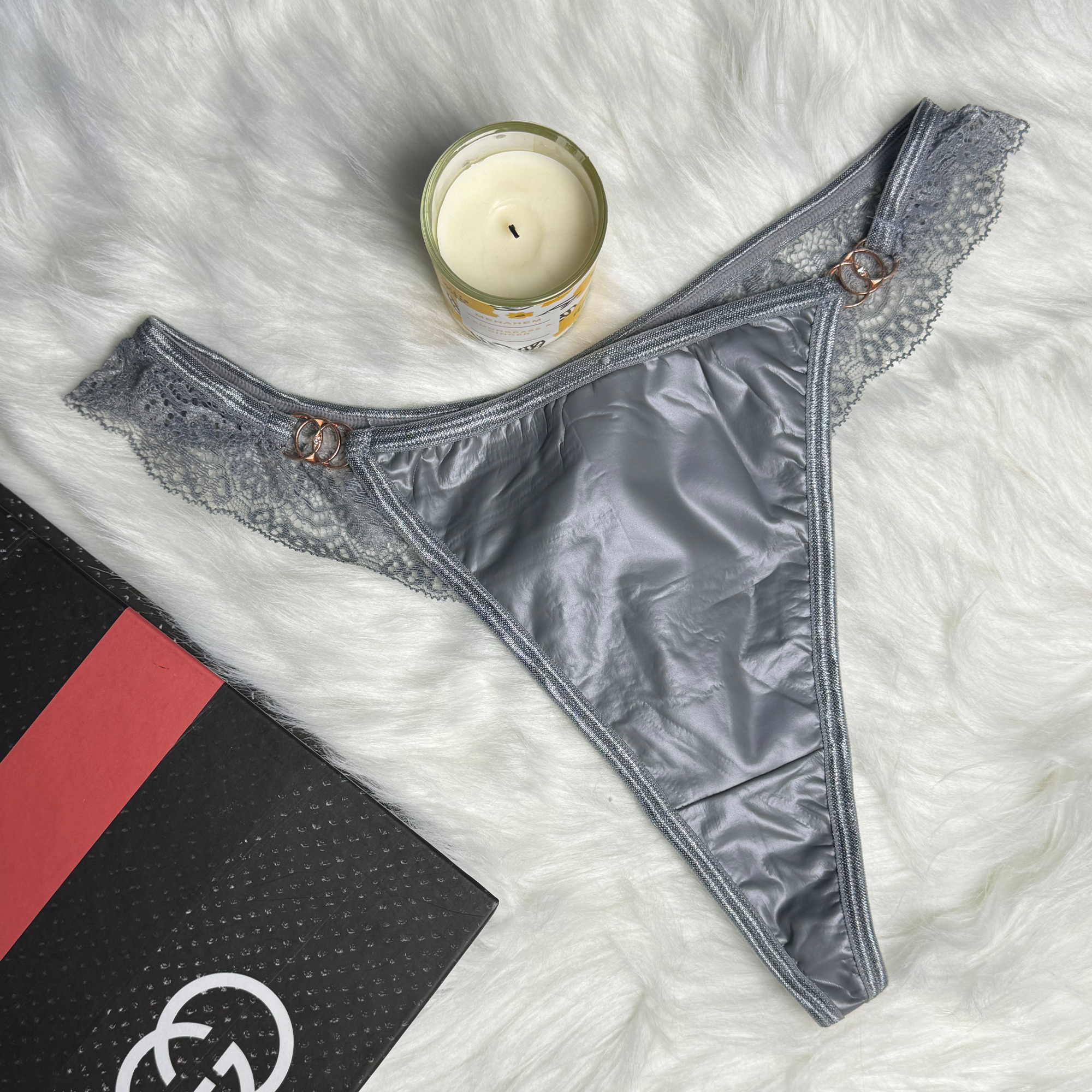 Sexy V Shape French Thong Lace Crotch Seamless Panties