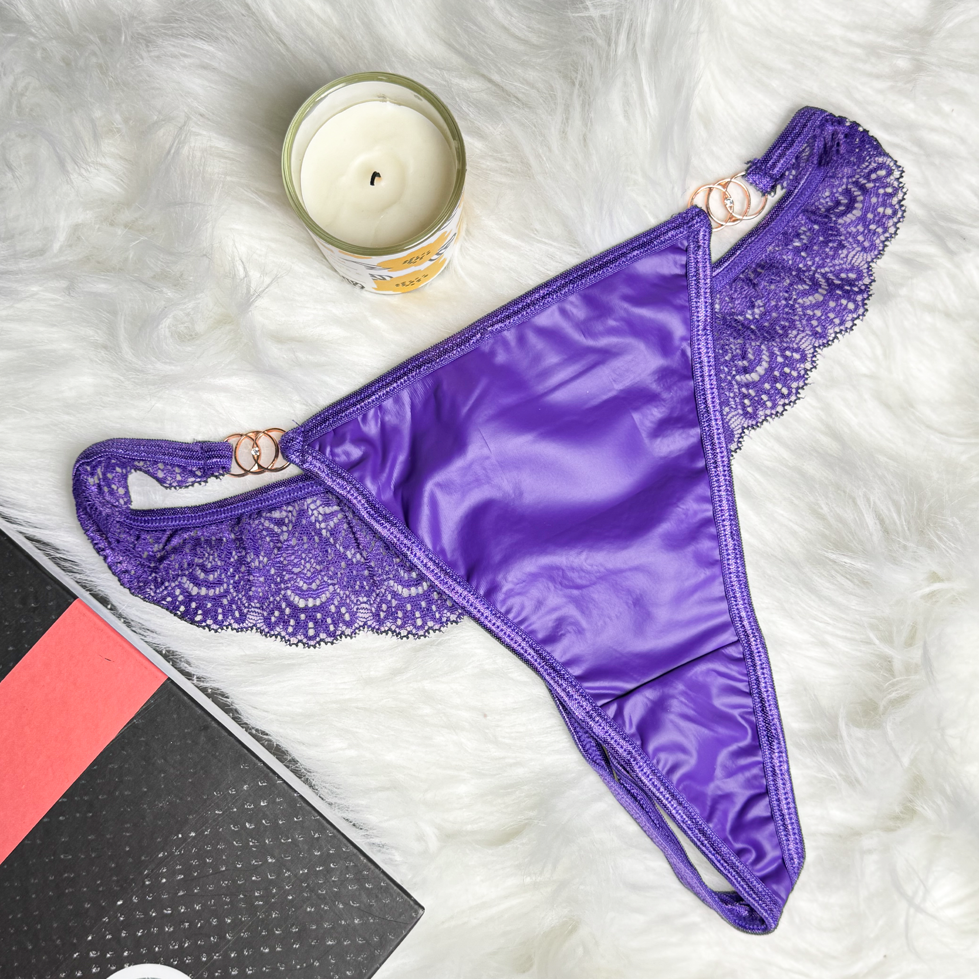 Sexy V Shape French Thong Lace Crotch Seamless Panties
