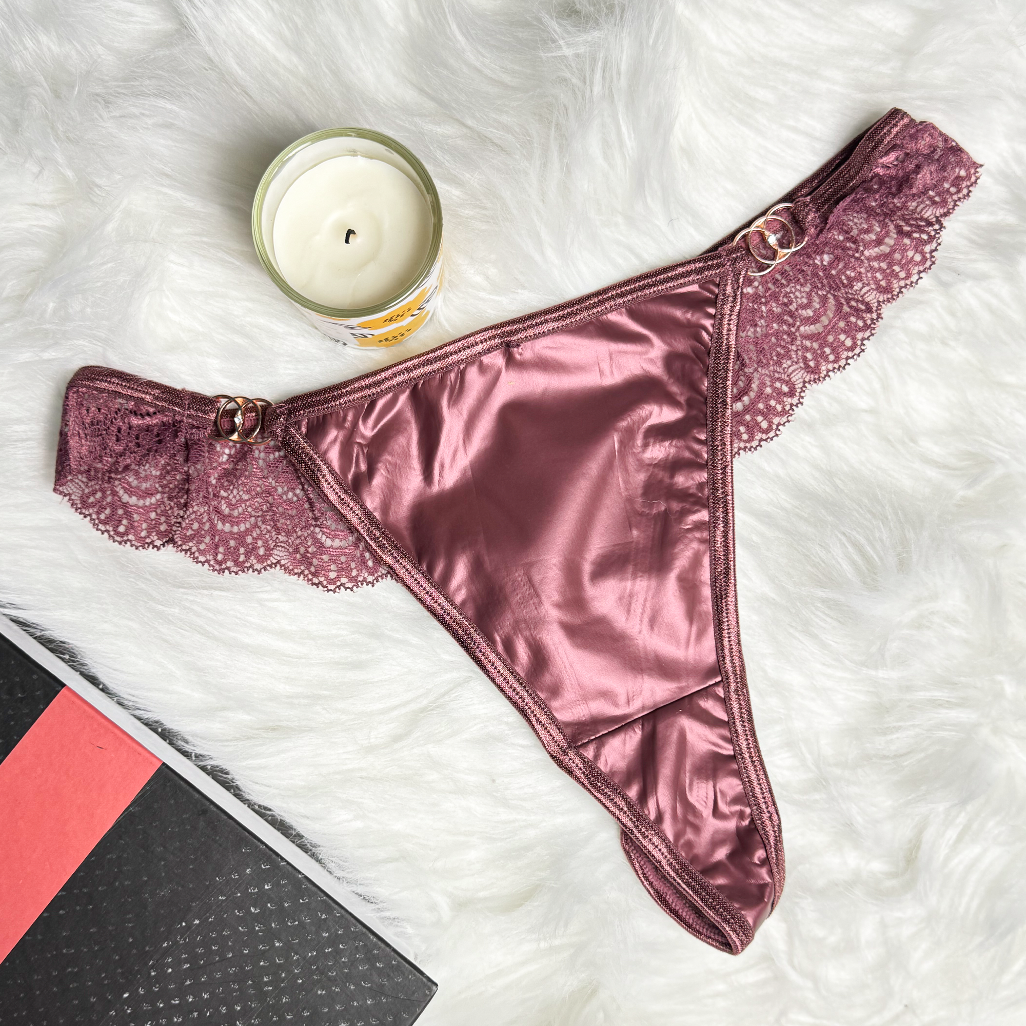 Sexy V Shape French Thong Lace Crotch Seamless Panties