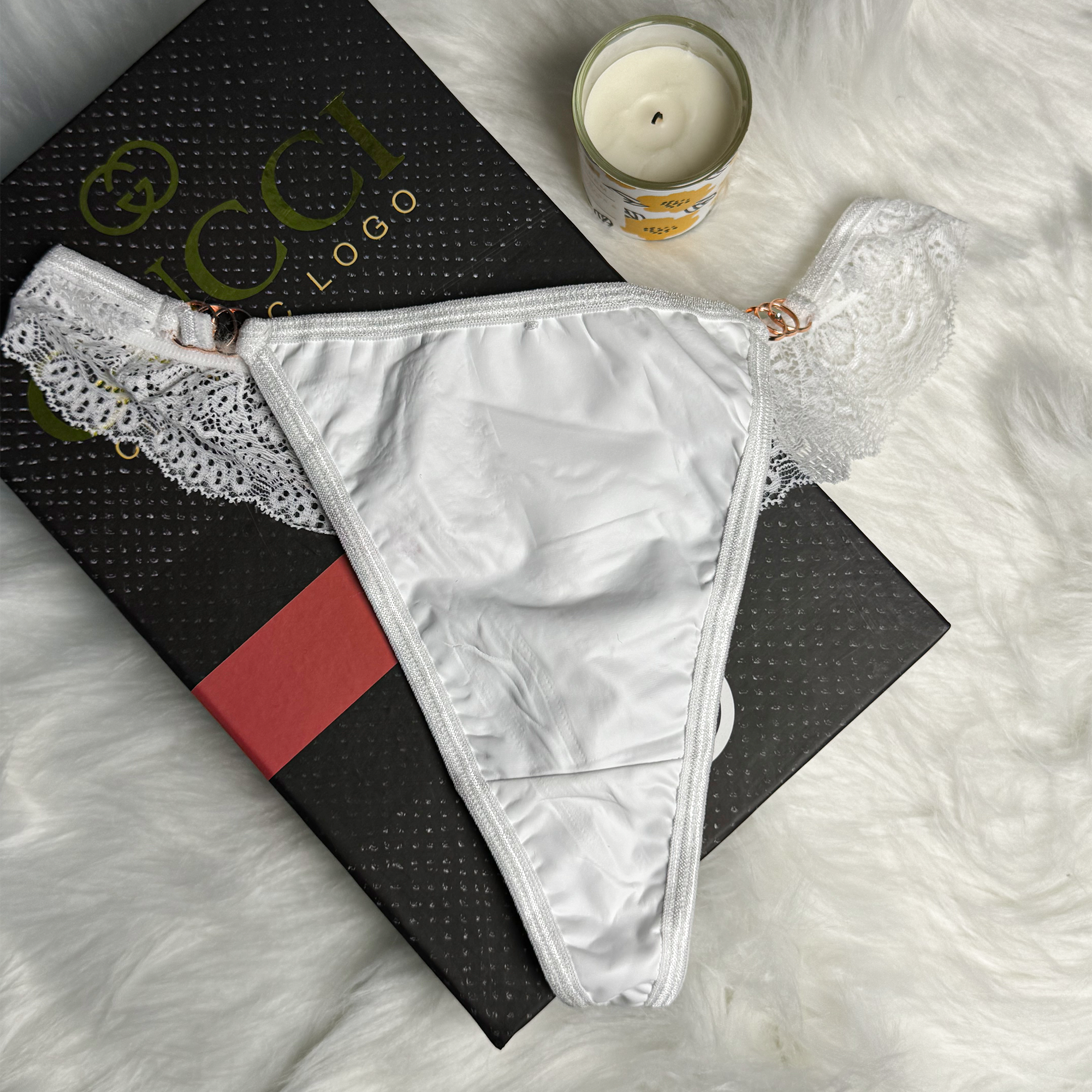 Sexy V Shape French Thong Lace Crotch Seamless Panties