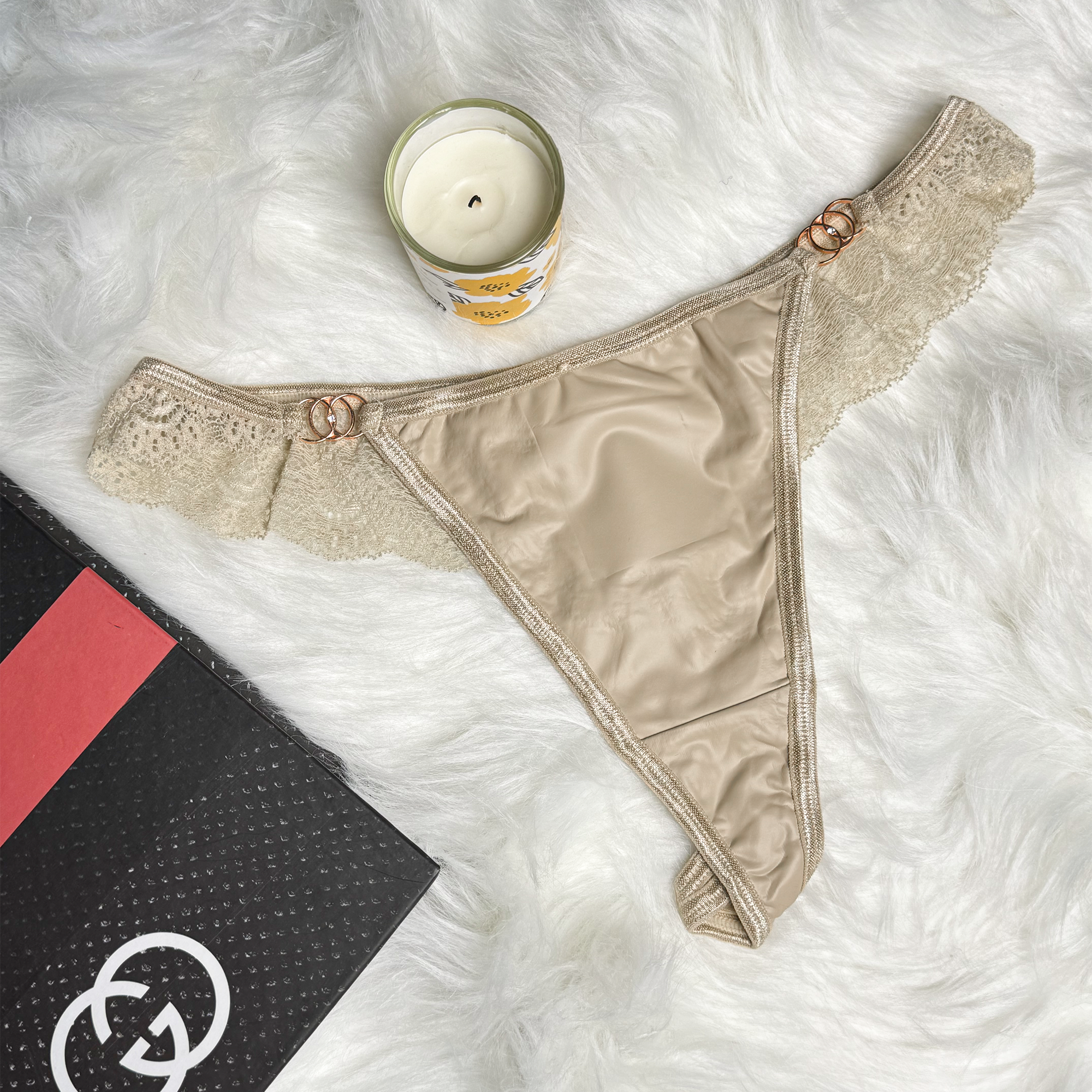 Sexy V Shape French Thong Lace Crotch Seamless Panties