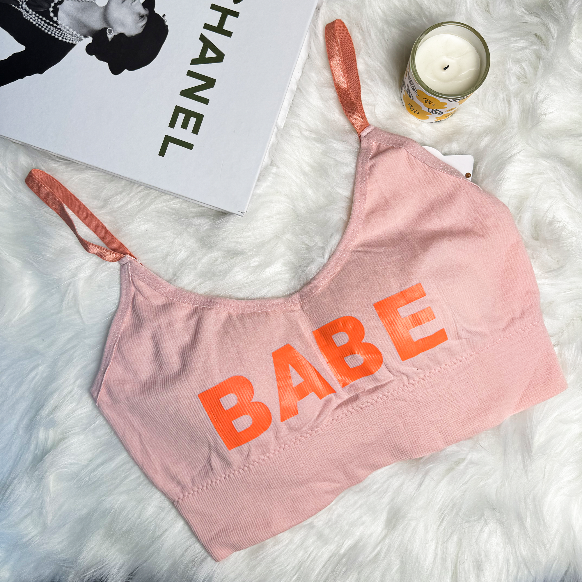 Cute Babe Light Padded Sports Bra
