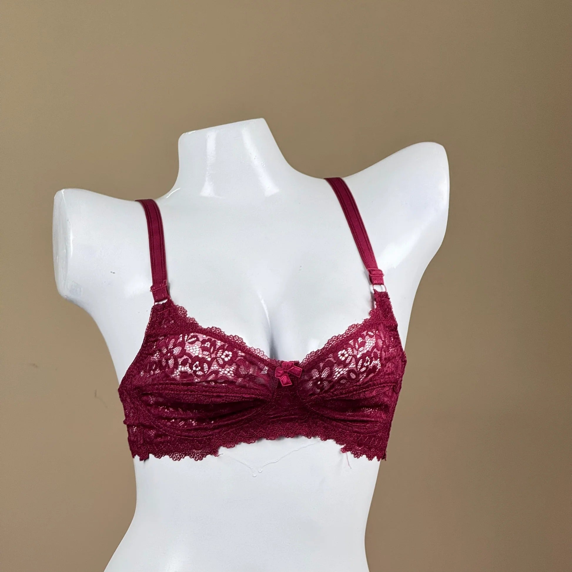 Beautiful Lace Cotton Net Daily Wear bra