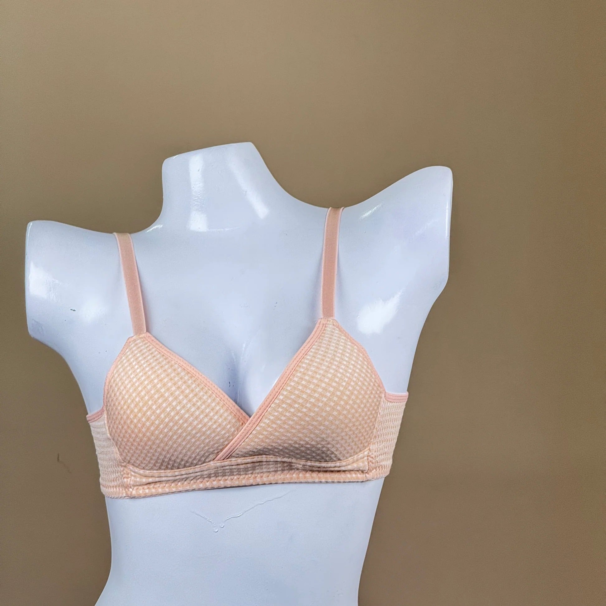 Smart Push Up Check Daily Wear Non Wire T-shirt Bra