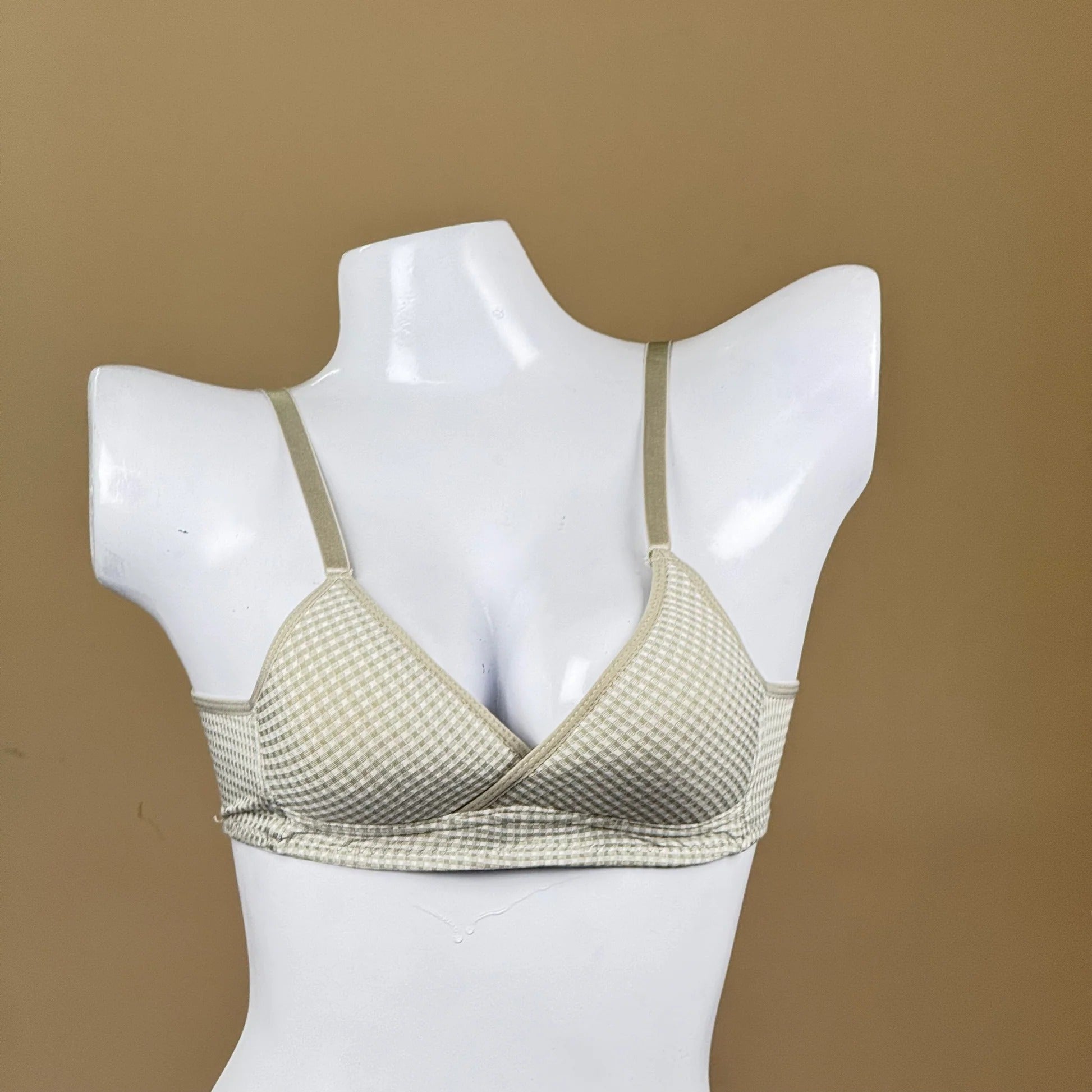 Smart Push Up Check Daily Wear Non Wire T-shirt Bra