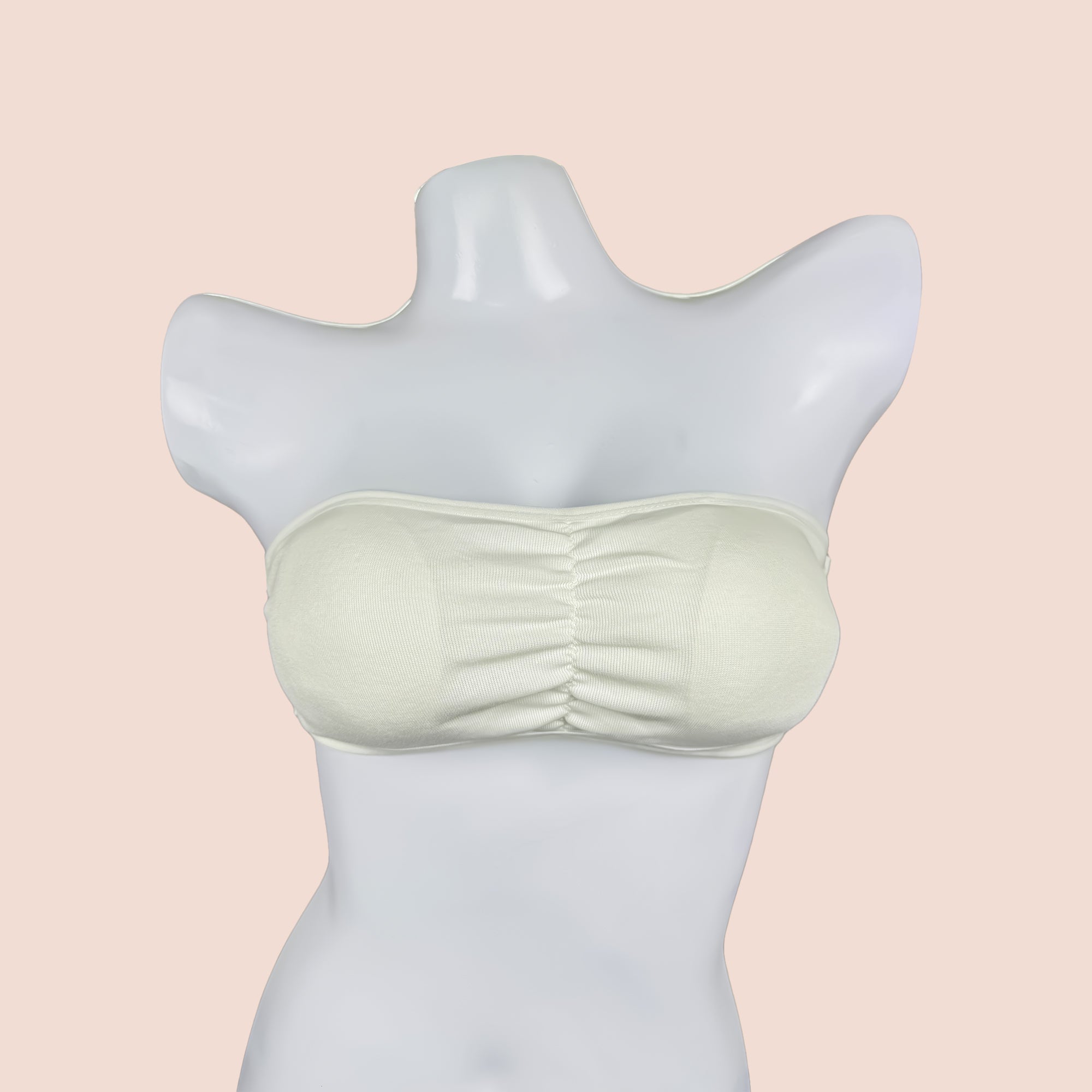 Strapless Wireless Padded Bra with Removable Pads