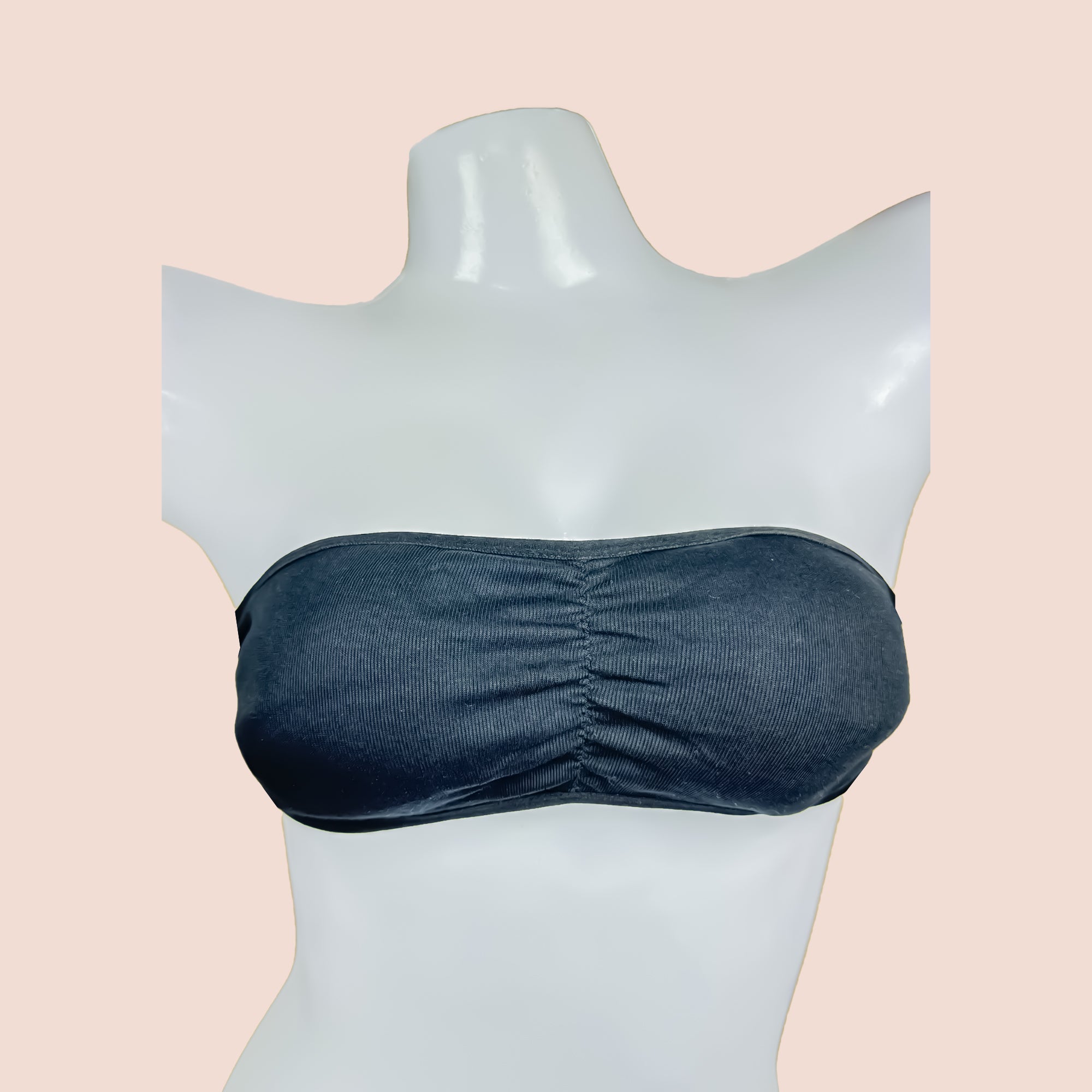 Strapless Wireless Padded Bra with Removable Pads