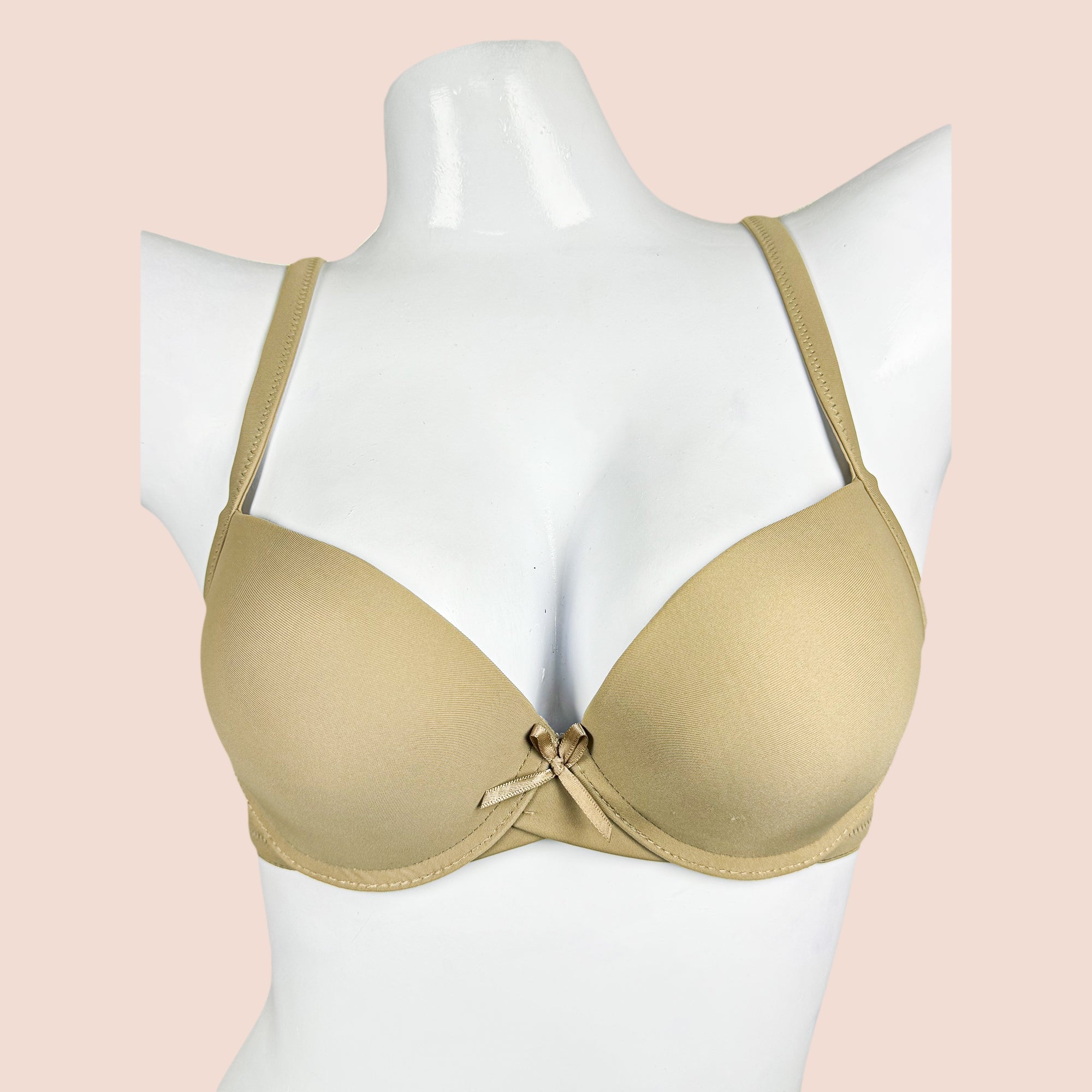 Love Padded Push Up Underwire Bra with Plunge Deep V For T-Shirt