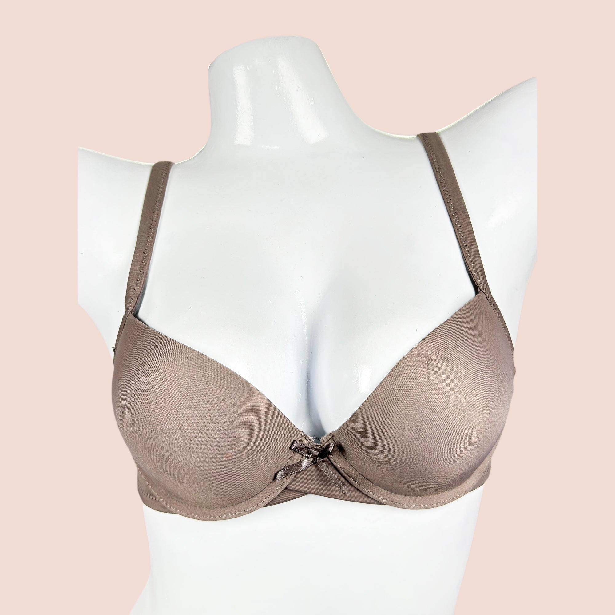 Love Padded Push Up Underwire Bra with Plunge Deep V For T-Shirt