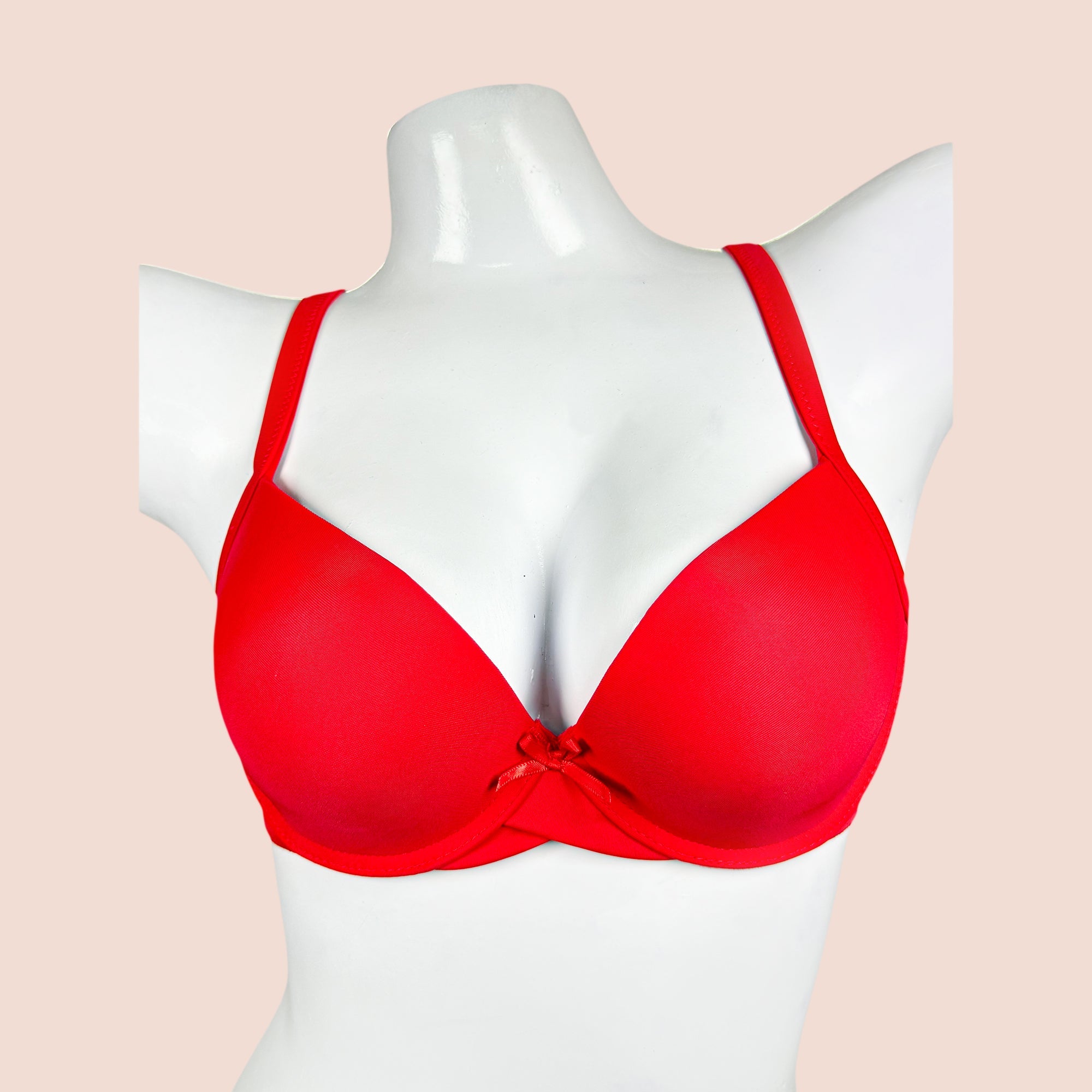 Love Padded Push Up Underwire Bra with Plunge Deep V For T-Shirt