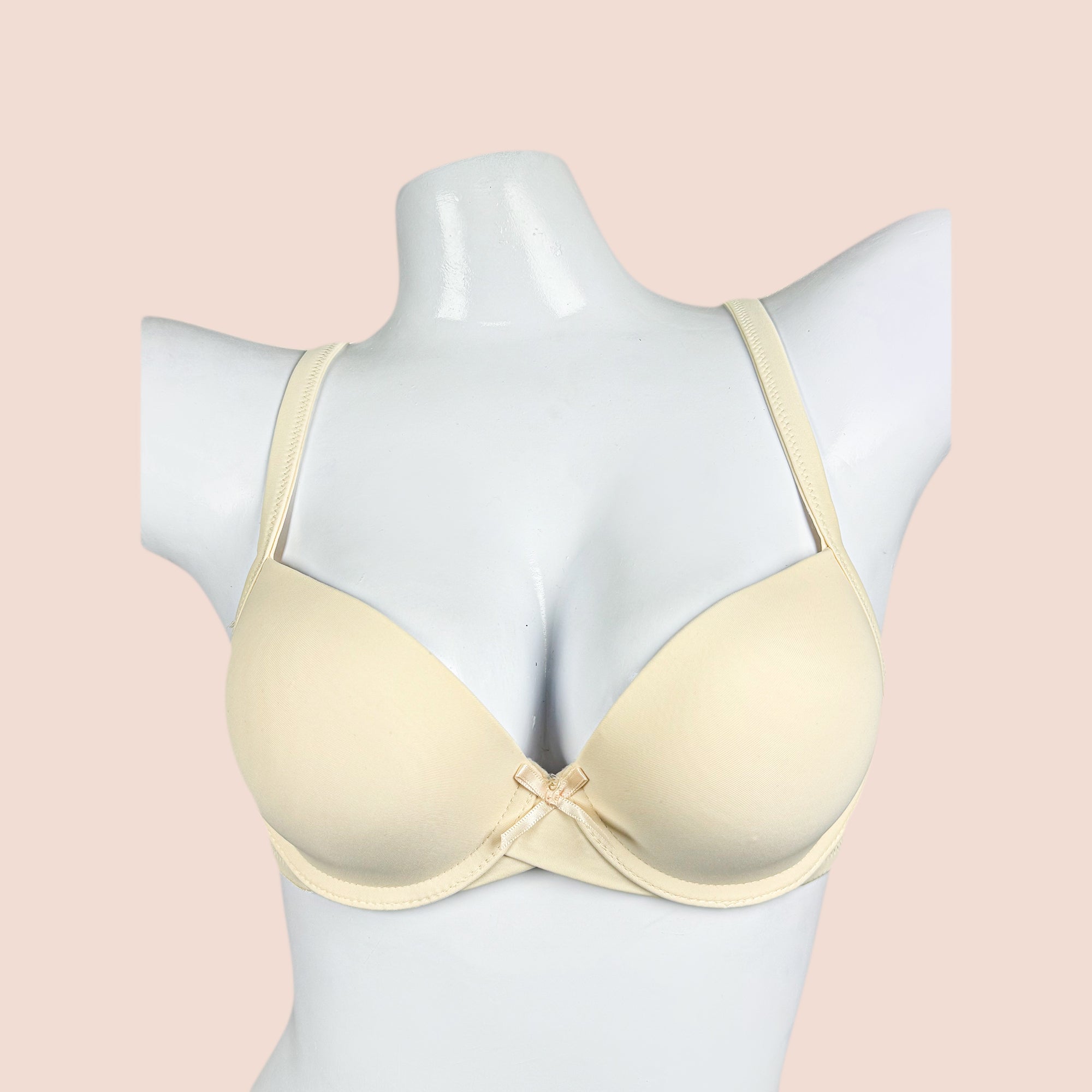 Love Padded Push Up Underwire Bra with Plunge Deep V For T-Shirt