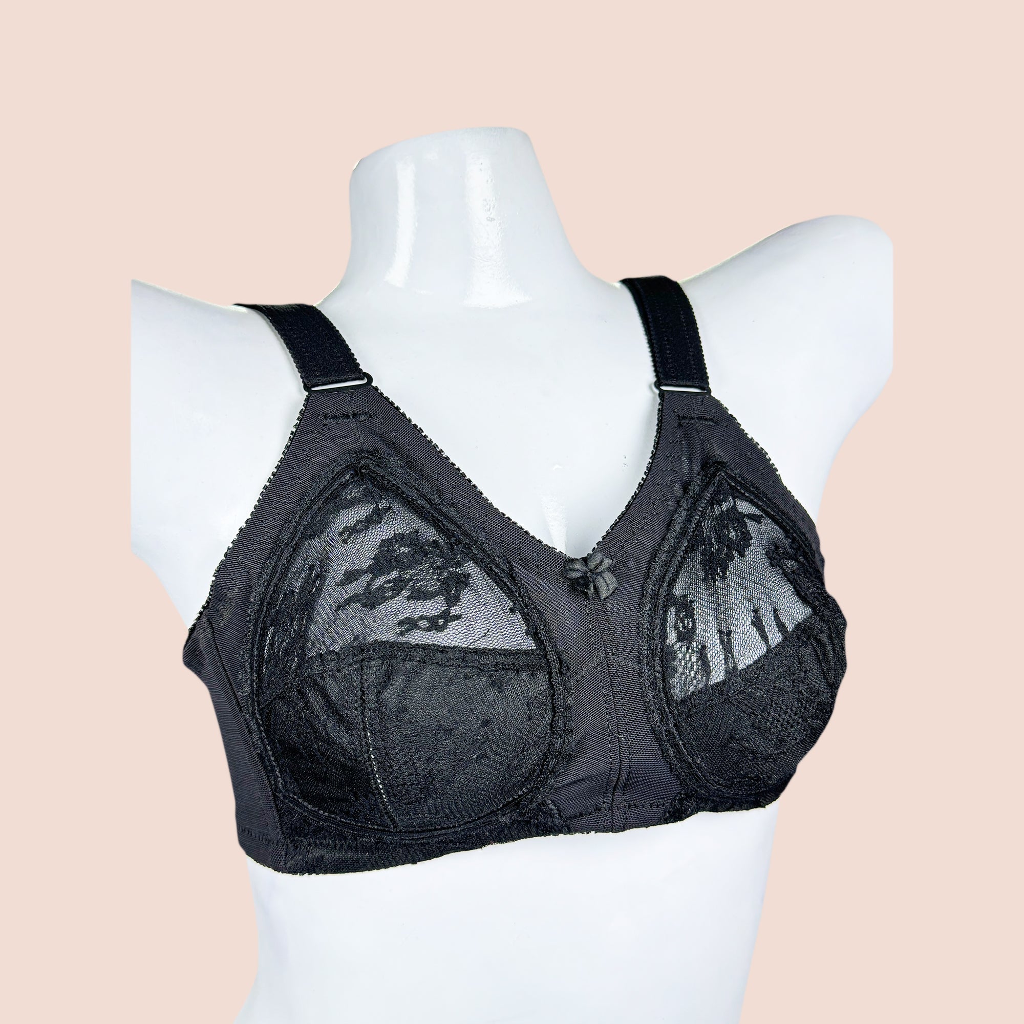 Doreen Non Padded Wire Free Half Net Bra