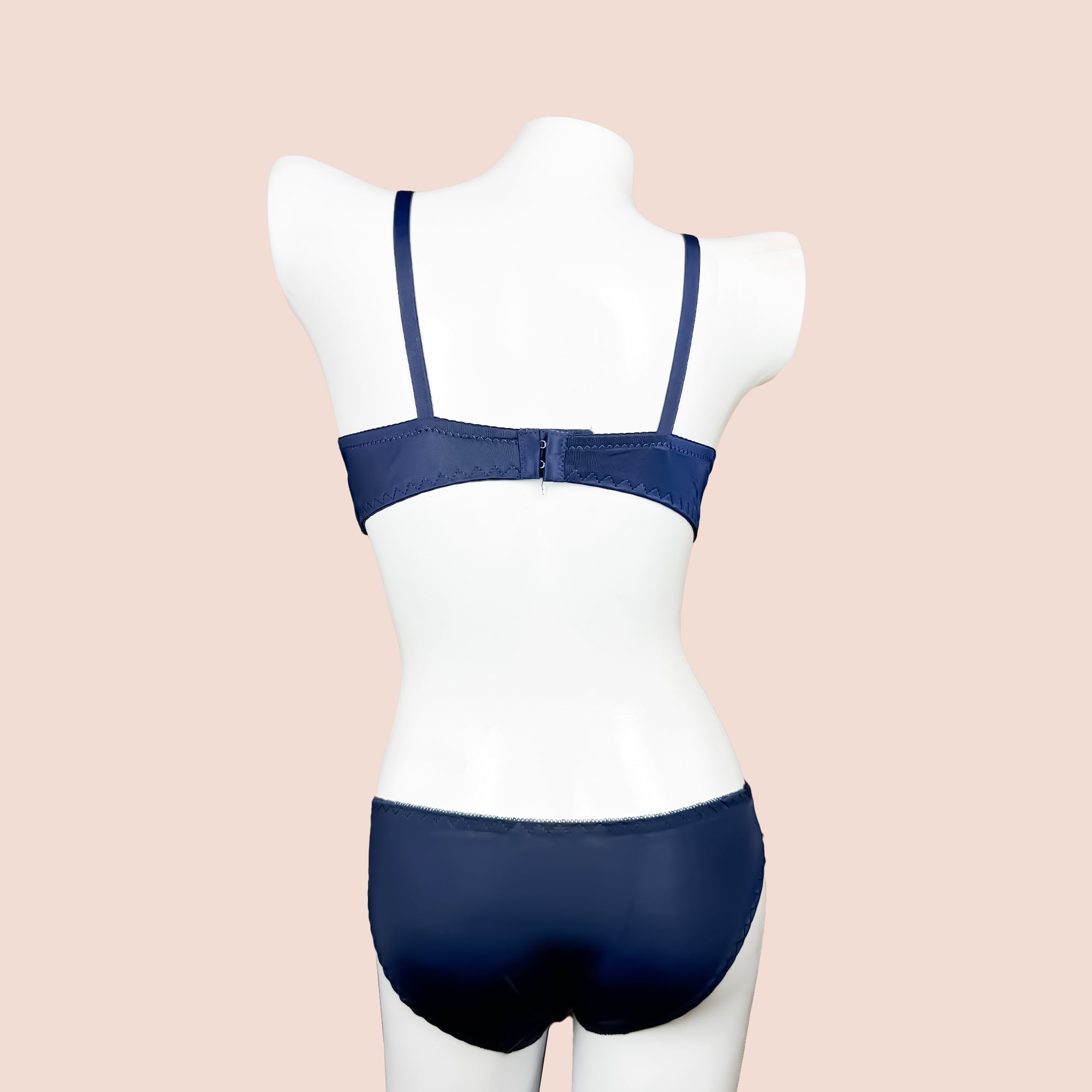 Bridal Floral Push Up Double Padded Bra Panty Set