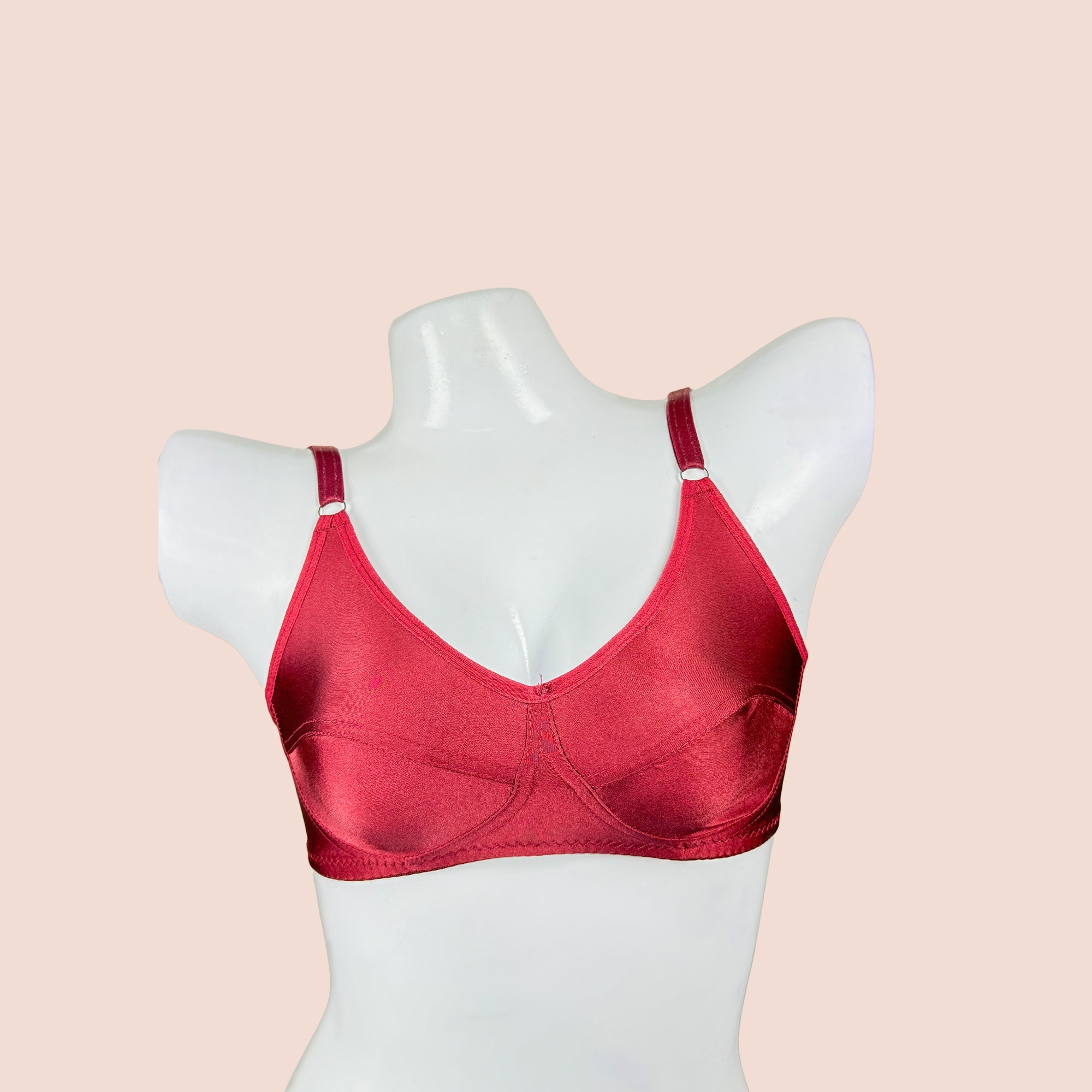 Very Soft Plain Silk Wire Free Bra