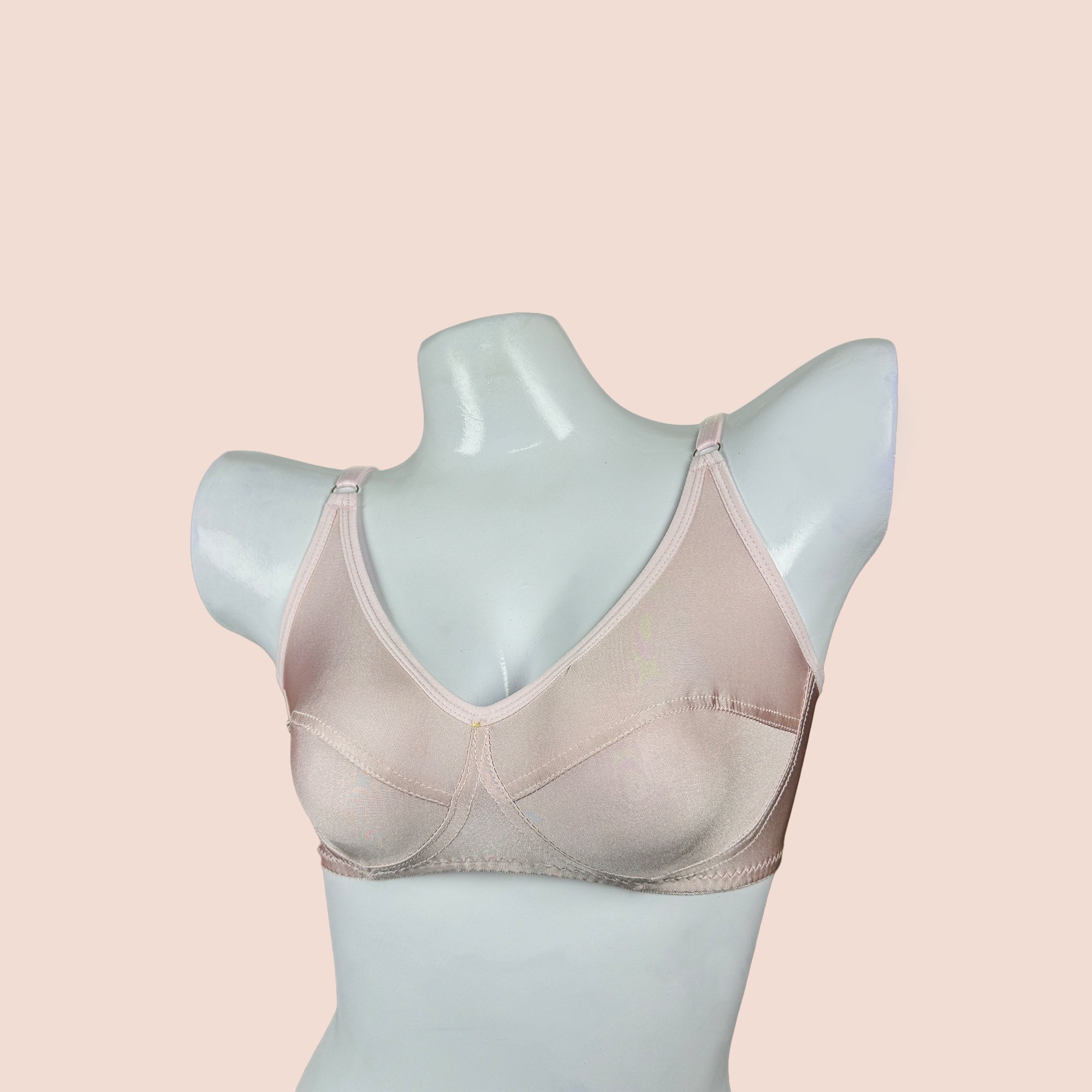 Very Soft Plain Silk Wire Free Bra